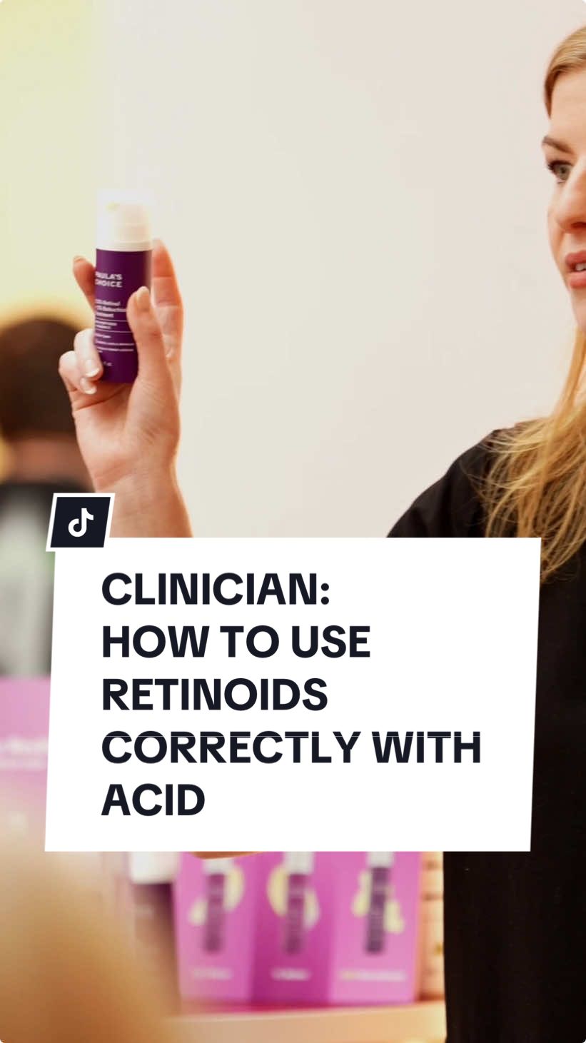 How to correctly use a retinol?  @Paula’s Choice wont let you down boo. Here’s 3 of her Retinoids in order from mild to spicy:  NEW* Clinical: PRO Retinaldehyde Treatment - encapsulated with calcium to minimise irritation - mushroom extract to help minimise irritation - Retinaldehyde only converted once so less goes into a storage form.  - Helps with very early aging, supporting collagen, Gen Z this is for you.  POWERHOUSE: Clinical 0.3% Retinol + 2% Bakuchiol Treatment:  - Bakuchiol is an antioxidant and amplifiys retinol - Plumping peptides to help with wrinkles and irritation - Vitamin c  - Improves hydration, suppleness,  finelines, early aging signs.  WOW: Clinical 1% Retinol Treatment - High strength to reduce pigment, fine lines, wrinkles - Controlled release, drip fed into the skin - Vitamin c  - Willow bark for redness and irritation  - Licorice root to improve pigment - Peptides to reduce irritation and improve lines and wrinkles  - Sheer formula  Use any of these with the 2% BHA Liquid Exfoliant in 2 months.  BUT ONLY IF: your skin is HAPPY, HEALTHY & HYDRATED ✅  PM: Cleanse, BHA, Retinoid, Moisturiser  #ad #retinol #retinolskincare #paulaschoice #retinolskincare #paulaschoice #SkinCare101 #retinoltips #skincareeducation #antiagingtips #skincareobsessed 