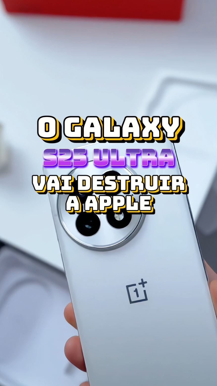 O Galaxy S25 Ultra tem tudo pra ser o melhor celular do ano! #celulares #celular #samsung #galaxys25ultra #smartphone 