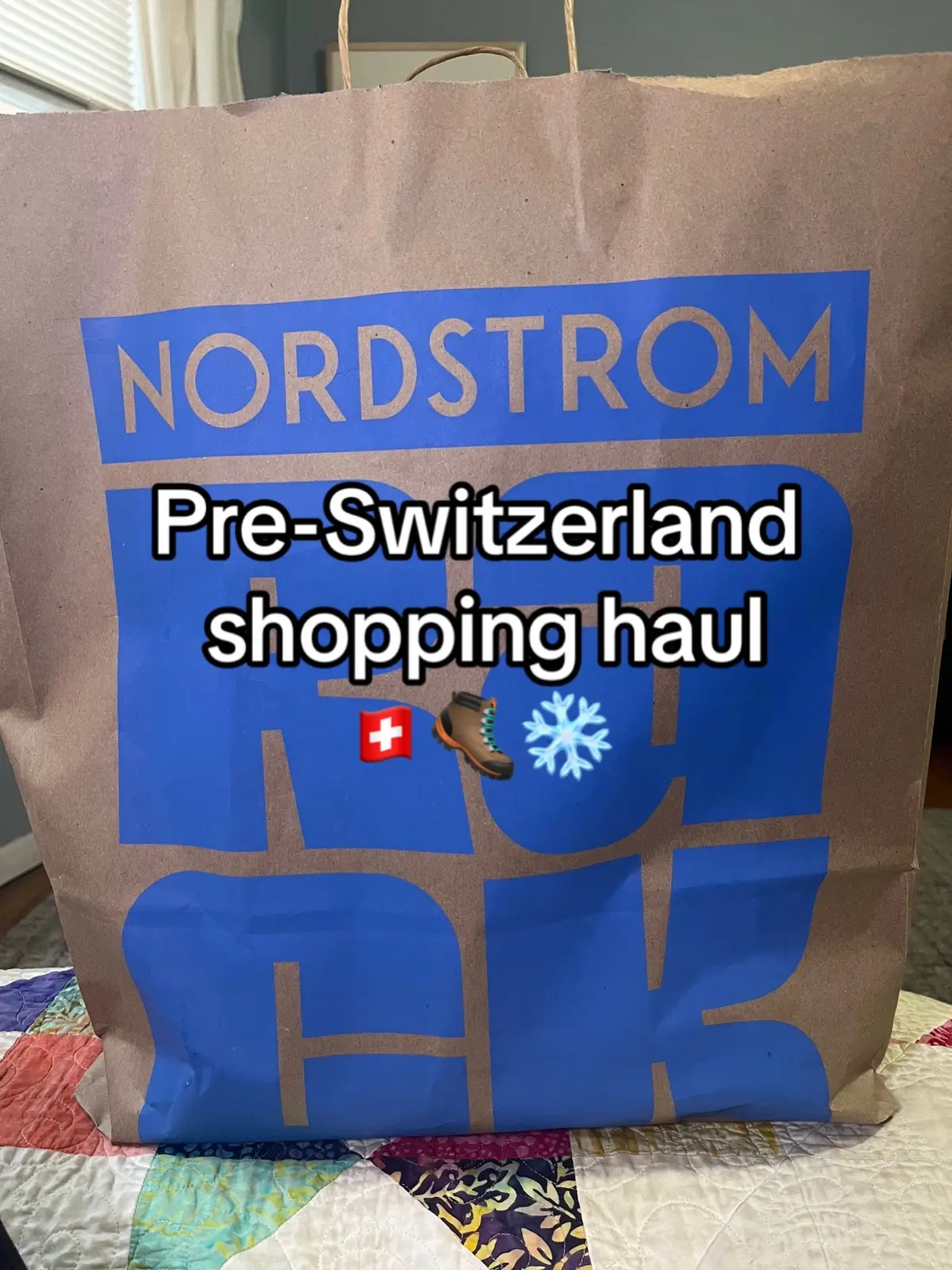 Had to get the necessities 😉 ##travel##dreamdesthub##packing##shopping##shoppinghaul##switzerland##winter