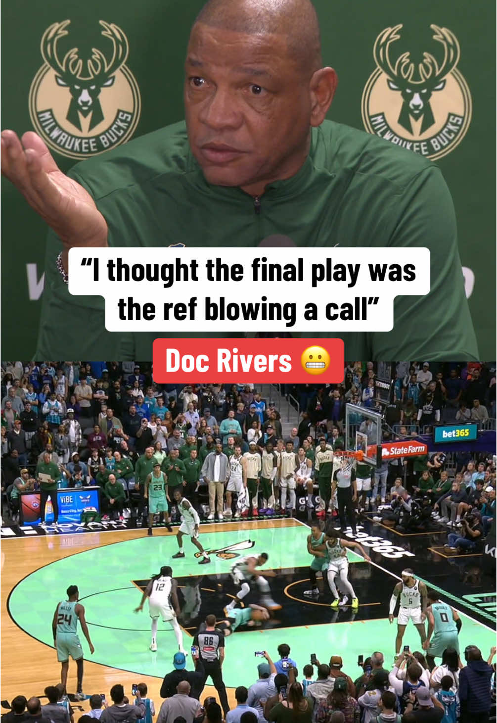 Doc had this to say about this foul on LaMelo ball that led to game-winning FTs 👀 #NBA #basketball #nbabasketball 