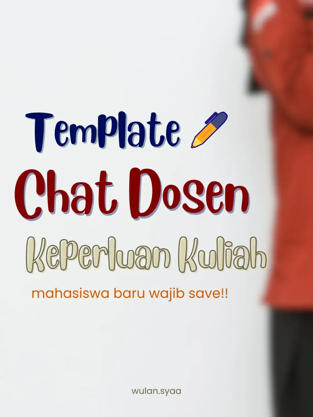 Template chatnya gimana sii?? kaya gini ya guyss, jangan salah lagii, jangan lupa emoticon 🙏🏻 #dosen #chatdosen #template #maba #kuliah #informasikuliah #fyppppppppppppppppppppppp 