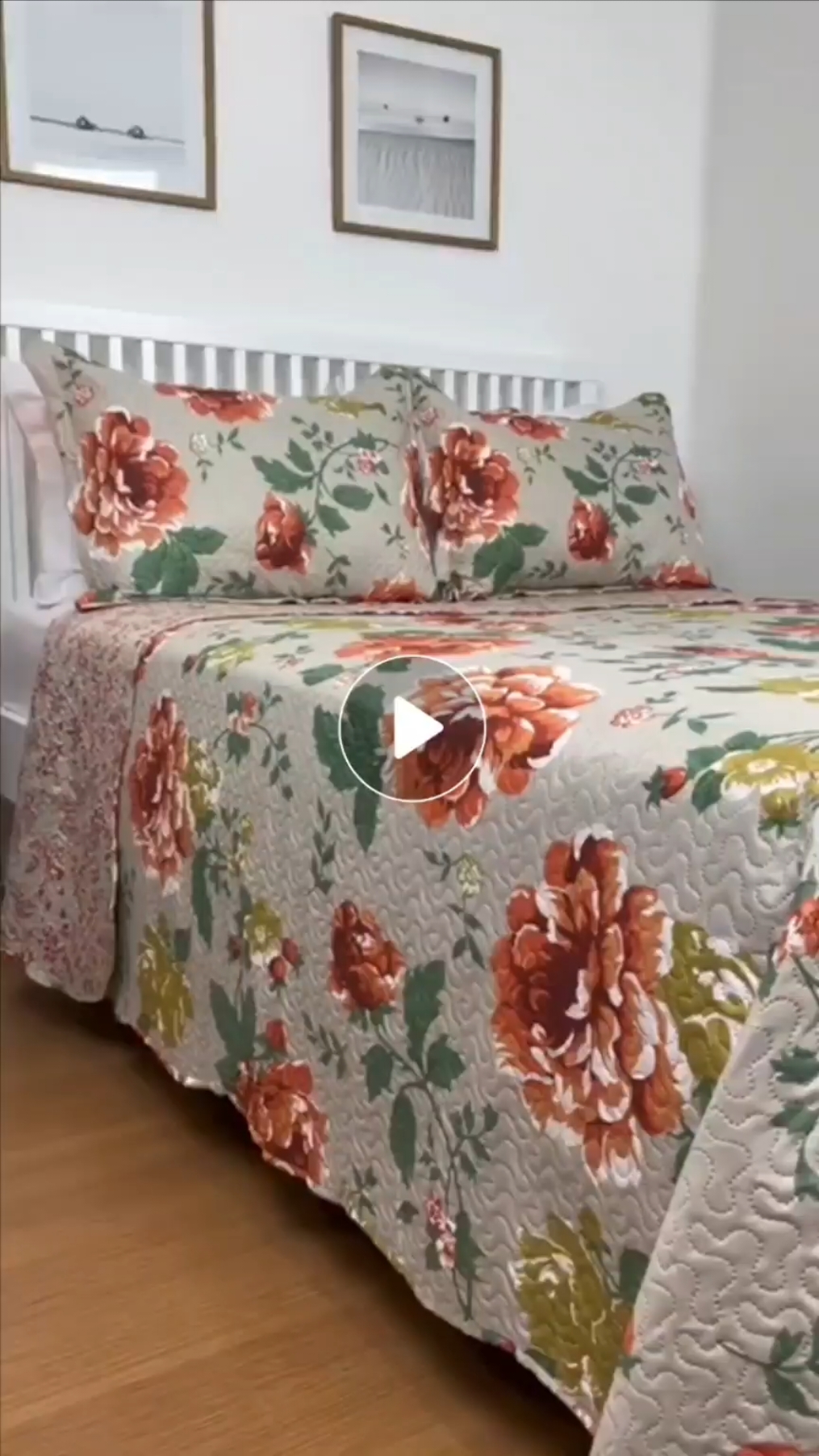 Kit Cobre Leito Colcha Casal 3 Peças Bouti Estampada Dupla Face Porta Travesseiro. #camamesaebanho #shopeebrasil  #ofertasimperdíveis #oferta #casaltiktok #colchas #quarto 