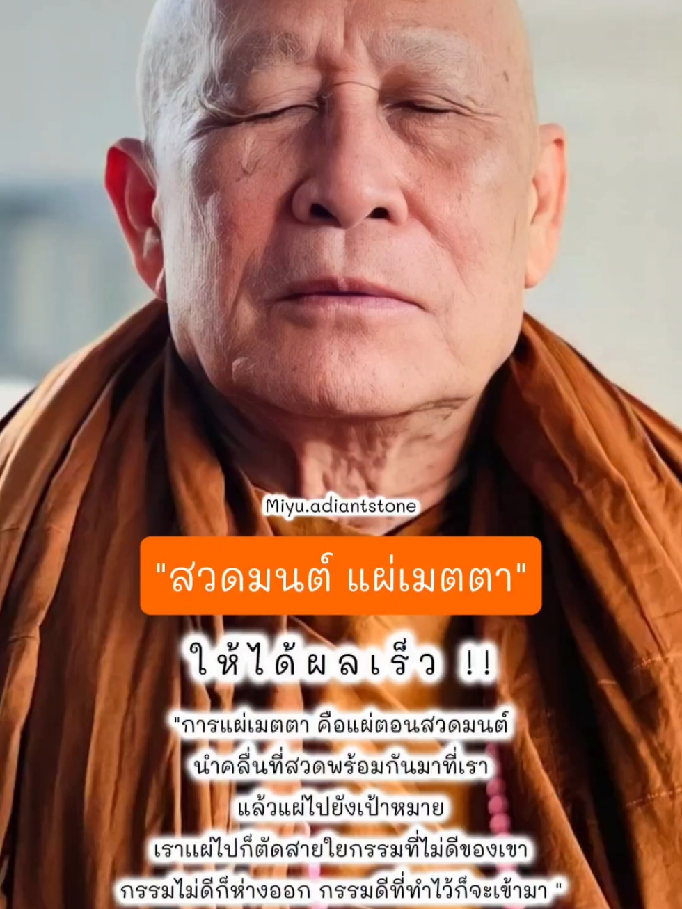 แผ่เมตตา ให้ได้ผลเร็ว‼️ #หลวงปู่ดู่พรหมปัญโญ #หลวงตาม้า #สวดจักรพรรดิ #สวดจักรพรรดิ #สวดมนต์เปลี่ยนชีวิต #หลวงตาม้าบรรยายธรรม #สร้อยประคํา #ประคํา #สร้อยประคํา108เม็ด #สร้อยประคําหลวงตาม้า #เทรนด์วันนี้ #miyuradiantstone 