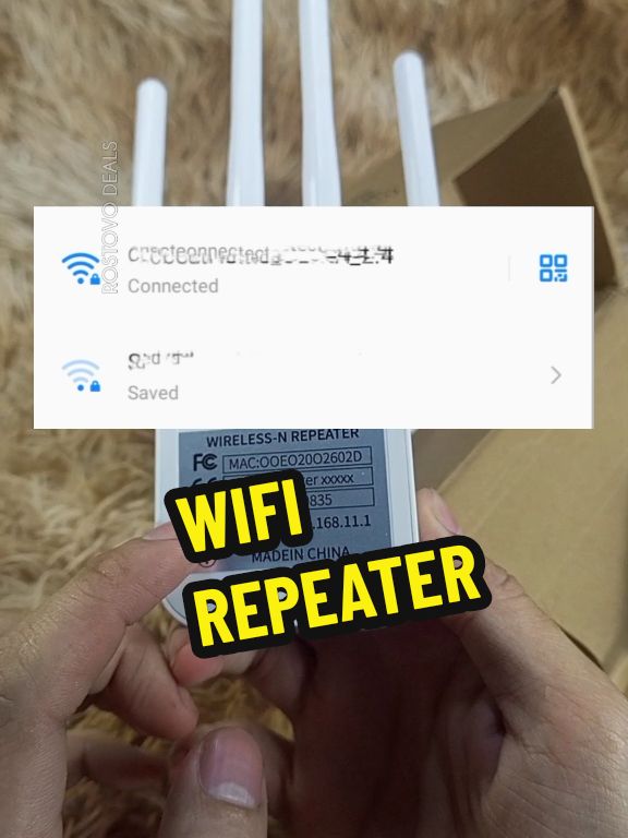 Boost your home network with the new 4-antenna Wireless WiFi Repeater. This powerful 300Mbps router and WiFi extender supports dual-band 2.4G/5G, effectively amplifying your signal for seamless internet coverage. Ideal for eliminating dead zones, it’s a must-have for homes or offices needing reliable, extended WiFi. #WiFiRepeater #SignalAmplifier #DualBandWiFi #WiFiExtender #HomeNetworking #RouterBooster #InternetCoverage #WirelessConnection #FastWiFi #TechGadget 