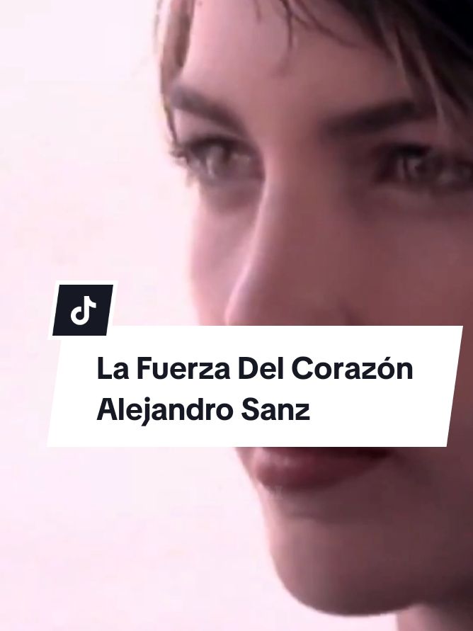 🎶Es un sentimiento casi una obsesión, si la fuerza es del corazón🎶 #LaFuerzaDelCorazon #AlejandroSanz #Pop #1995 #Musica 