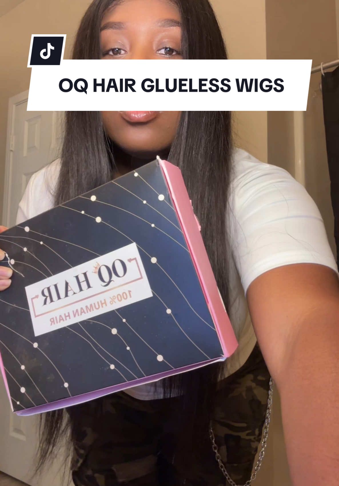 OQ HAIR GLUELESS WIGS 💕 #wigtok #gluelesswig #gluelesswiginstall #gluelesswigs #oqhairgluelesswigs #oqhairreview #oqhair #wig 