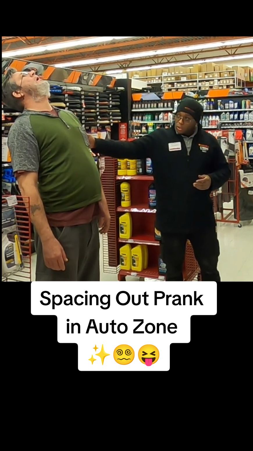 Spacing Out Prank in Auto Zone!!! ✨😵‍💫 Funny Prank 🤣 #spacingout #prank #funnyvideo #pranks #funnytiktok #lol #prankvideo #comedyvideo 