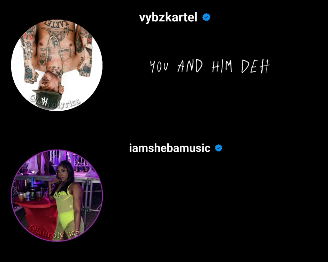 Vybz kartel Ft. Sheba - You and him deh . . . . . #costarica #costaricamusica #vybzkartel #🇯🇲 #dancehall 