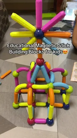 Educational Magnetic Stick Building Blocks for kids. 😍 