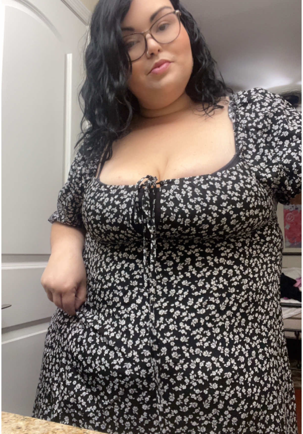 Got this dress from tiktok shop and i look like someones fine aunty lol   #tiktokshopfinds #TikTokShop #tiktokmademebuyit #milkmaiddress #biggirl #plussizeedition #bbw #easilyinfluenced #fyp #fineaunty #plussizefashion #plussizetiktok #tiktokpartner 