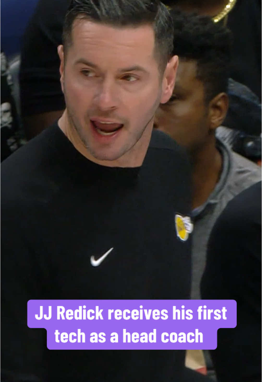 Redick got T’d up after this play 👀 #NBA #basketball #lakers #nbabasketball