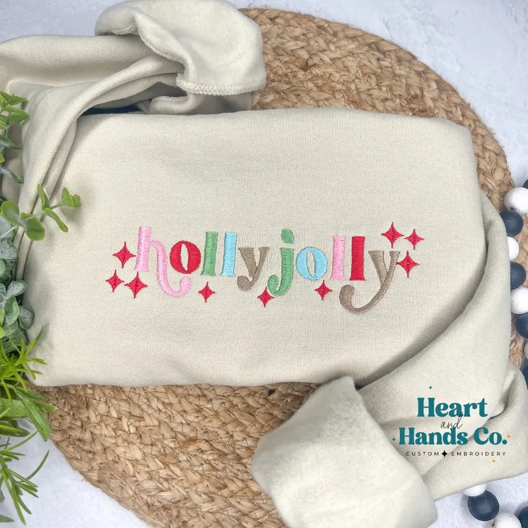Which one is your favorite?!  You can shop my website by clicking the link in my profile. 🩷🎄 #embroidery #christmasembroidery #christmasembroiderydesigns #christmasembroiderysweater #kidschristmasshirt #embroiderydesign #embroiderytips #embroideryforbeginners 