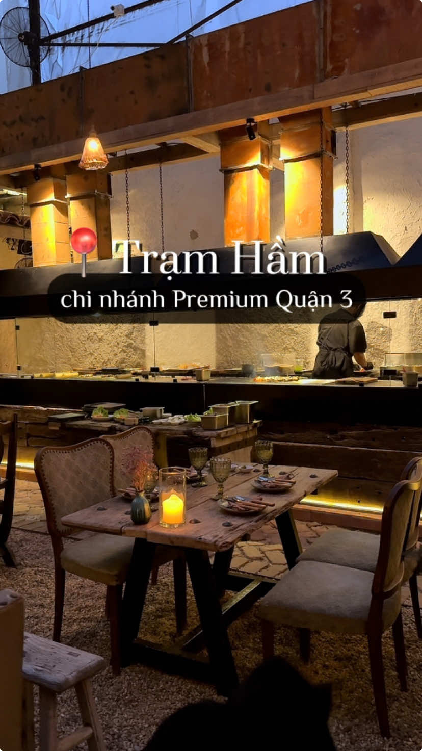 Chi nhánh Premium của Trạm Hầm cho những cặp đôi thích sự riêng tư #saigon #henho #tramhampremium #tramhamquan3 #fyp #TikTokAwardsVN 