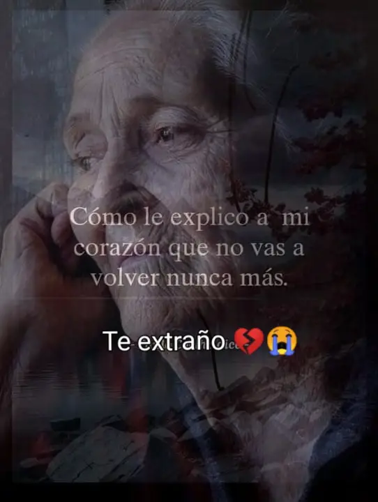 Te extraño madre mía.