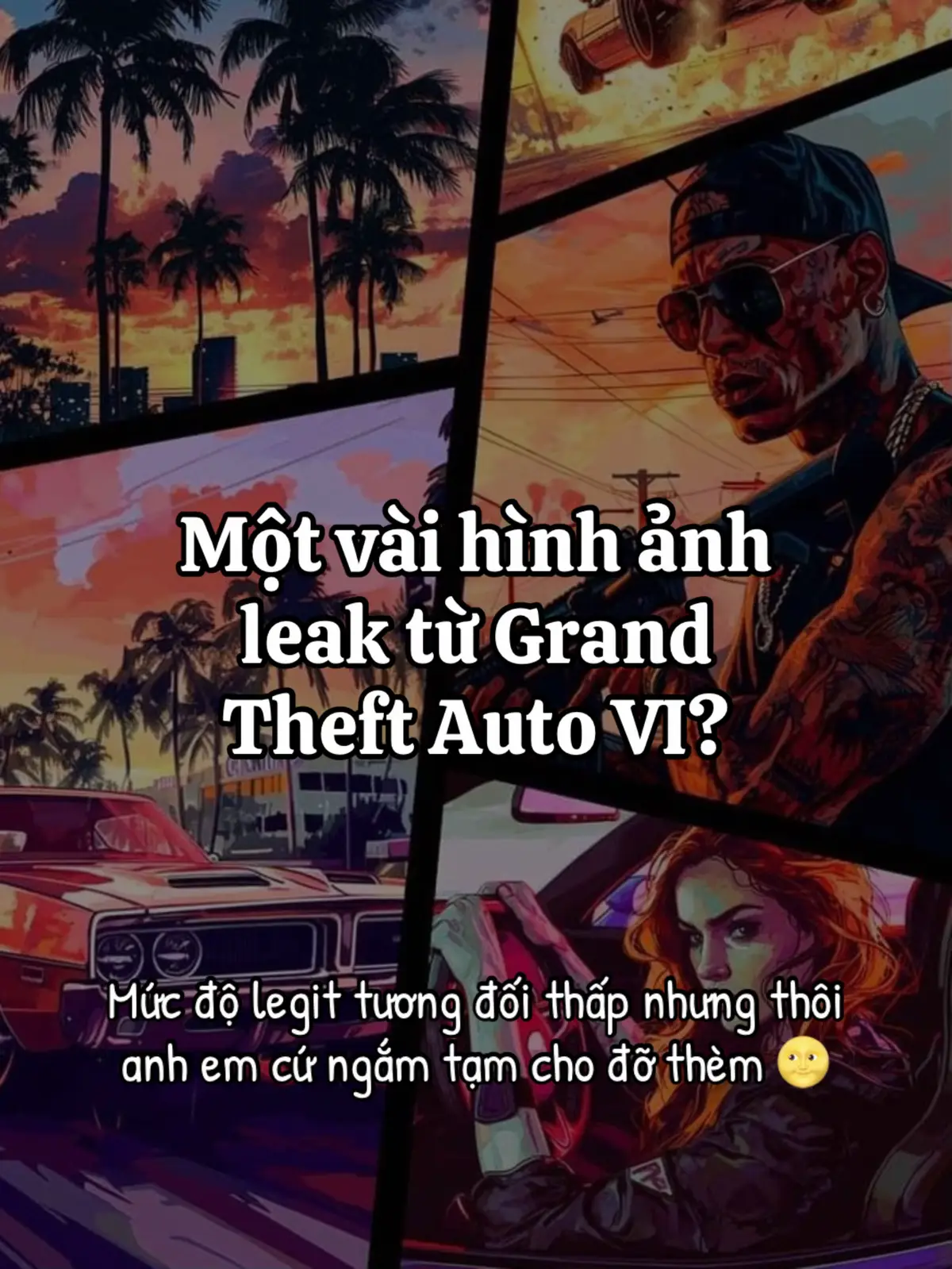 Nếu mấy hình ảnh leak ra cử GTA 6 là đúng thì PC-Console của chúng ta sẽ phải khóc thét (theo đúng nghĩa đen). Mức độ legit của mấy tấm ảnh leak tương đối thấp, theo nhiều nguồn tin thì là AI làm nhưng thôi anh em cứ ngắm tạm, chờ đợi trailer gameplay chính thức từ Rockstar 🤪 #gta6 #grandtheftauto6 #rockstargames 