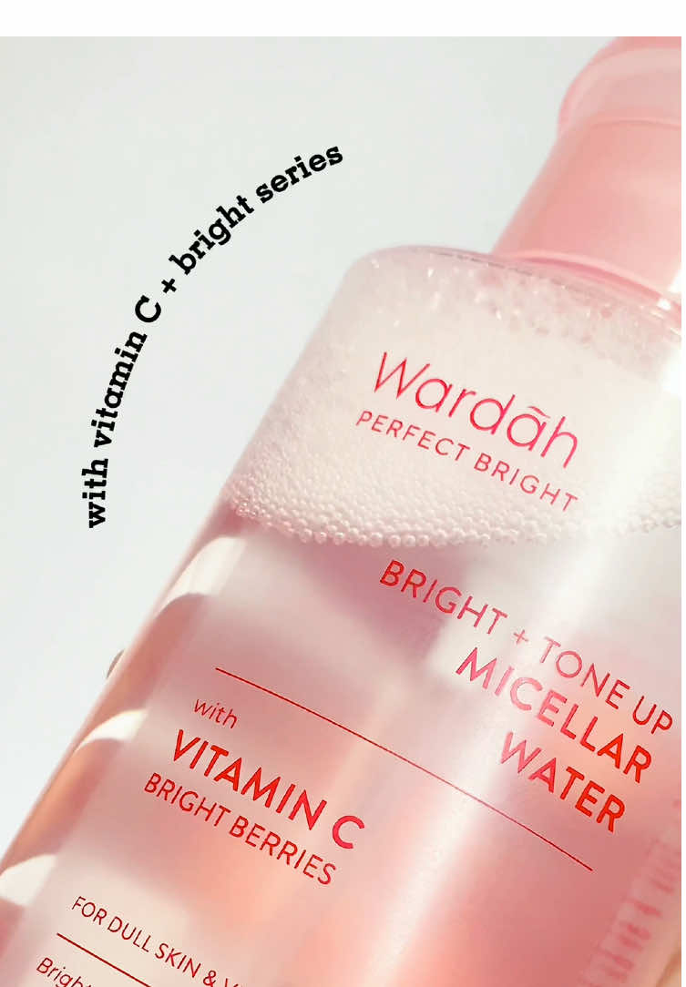 NEW PACKAGING WITH PUMP‼️ warnanya pink gemes, kalian harus coba🫵🏻 @Wardah Beauty Official 🩷🩷 #wardahmicellarwater #micellarwater #rekomendasimicellarwater #micellarwaterviral #fyp 