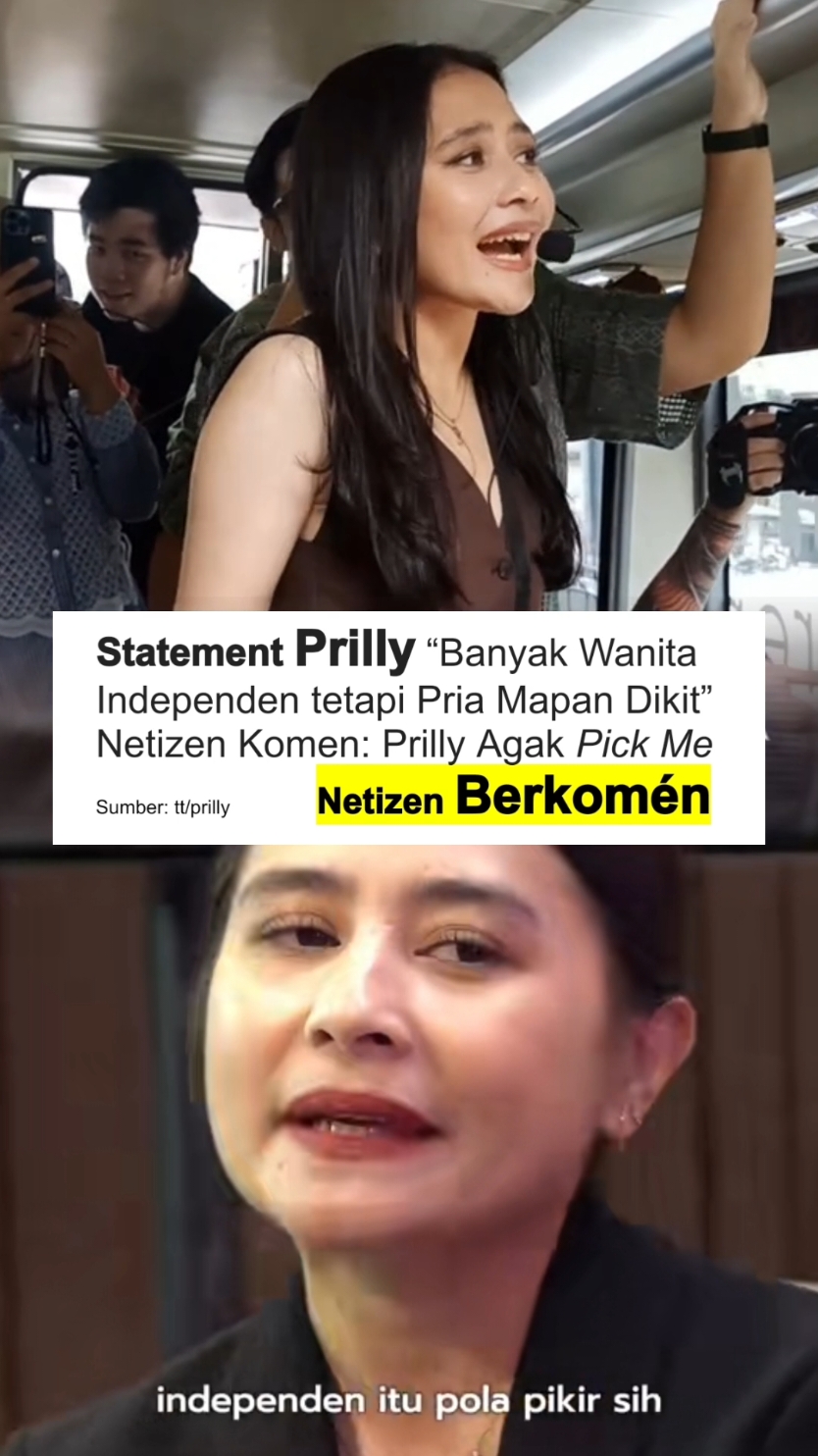 Sedang ramai dibicarakan netizen Indonesia, Netizen komen statement Prilly Latuconsina tentang 