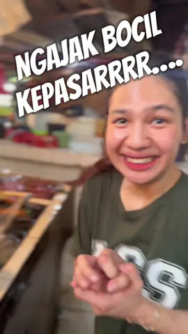 Challenge istri 50rb yang gapernah kepasar… @nabilah mahardika p  #istriidaman #pasar #challenge 
