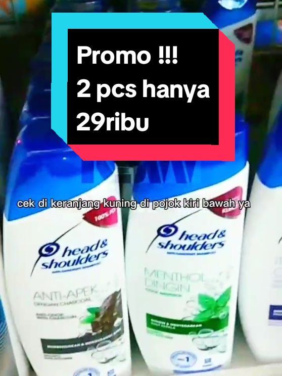 Promo shampo Head&Shoulders 2pcs hanya 29rb.. #shampoo #shampo #keramas #kramas #mandi #wangi #fy #fyp #viral #affiliate #video #tiktok 