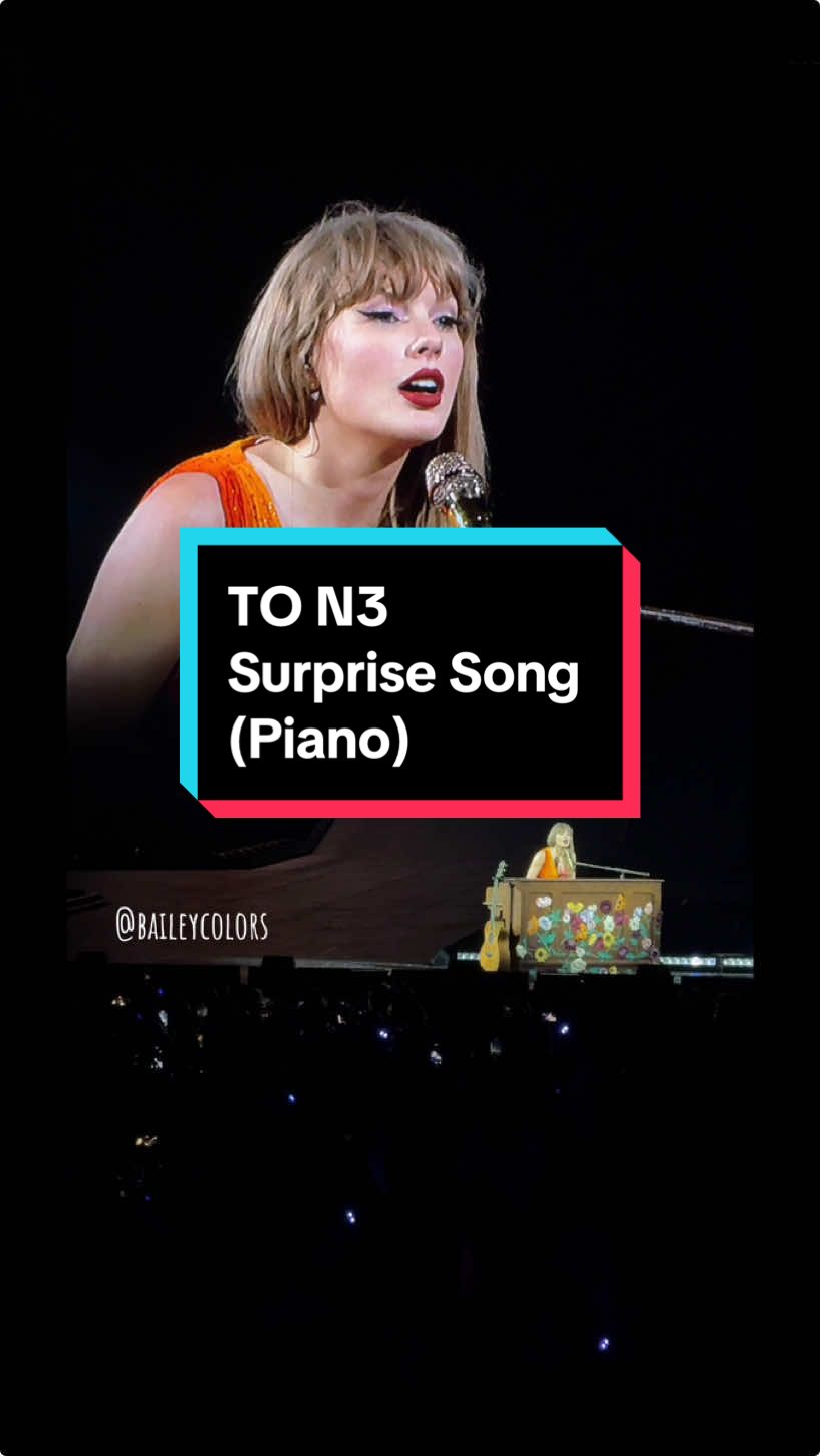 Toronto N3 Surprise Song Piano - You’re on Your Own Kid / Long Story Short mashup #erastourtoronto #erastour #surprisesong #taylornation #taylorswifttok #canadiantiktok 