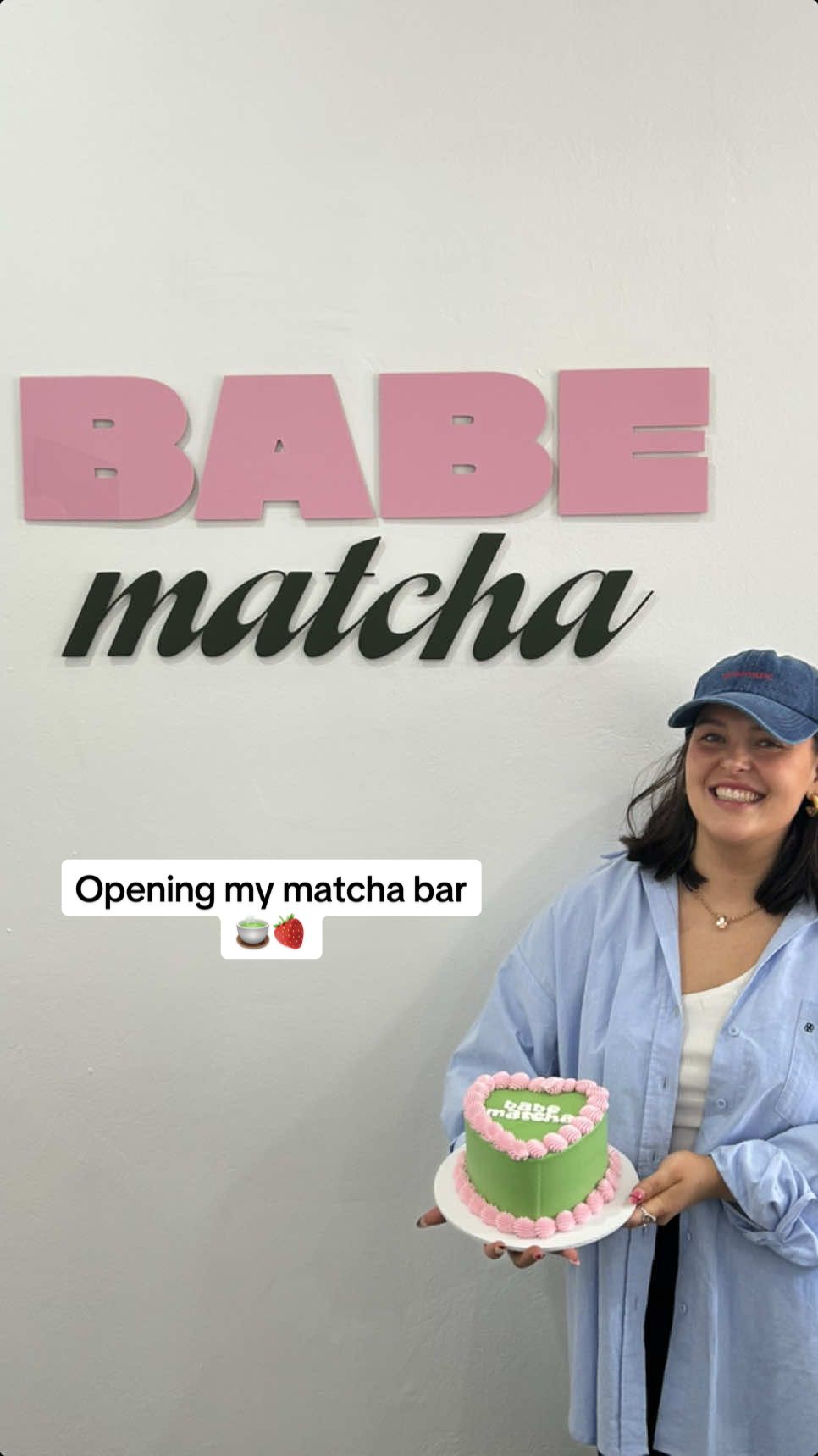 Still cannot get over I’ve opened a matcha bar in my nail salon, what is my life!! 🥹🍵🍓 @Babe.matchabar #matchamelbourne #matcha #matchabar 