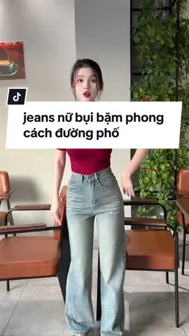 jeans nữ bụi bặm phong cách đường phố #quannu #quandai #quanjean #quanjeannu #quanjeannuongsuong 