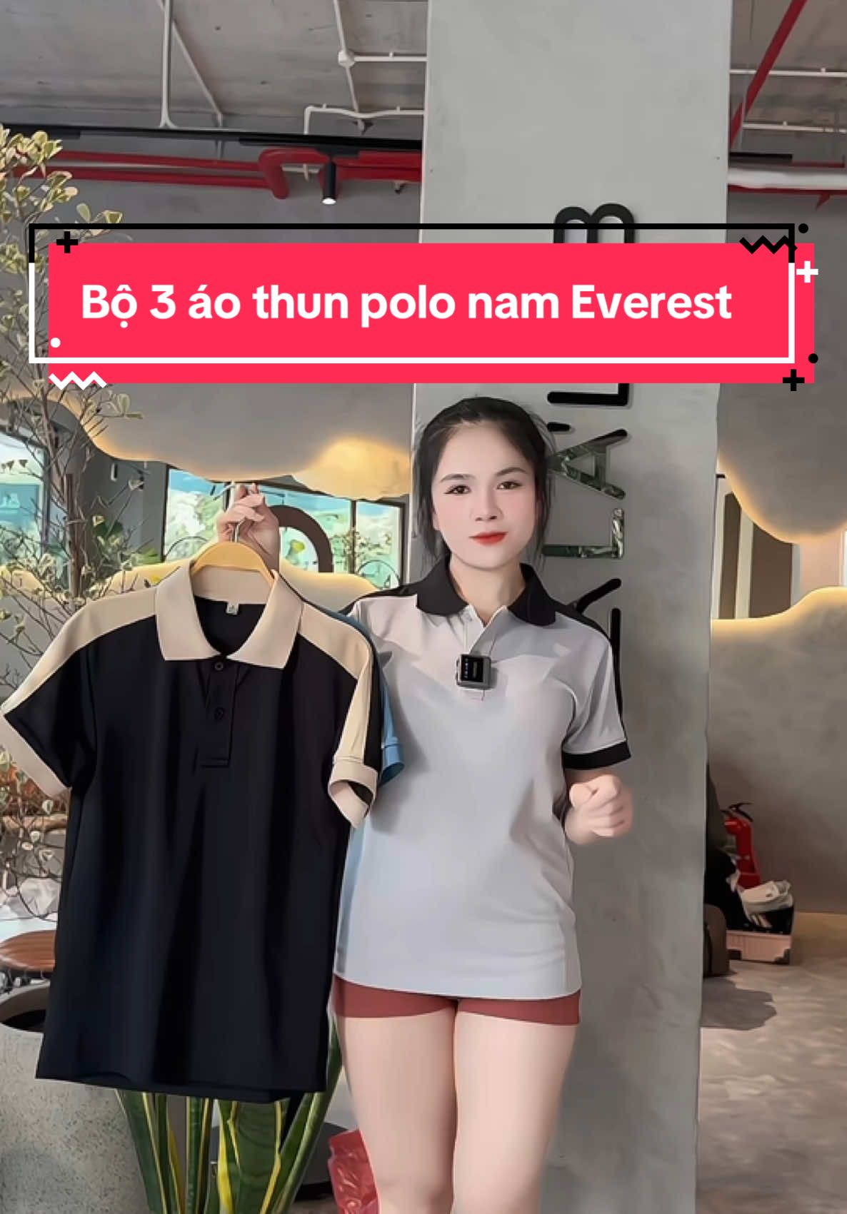 Bộ 3 áo thun polo nam Everest 