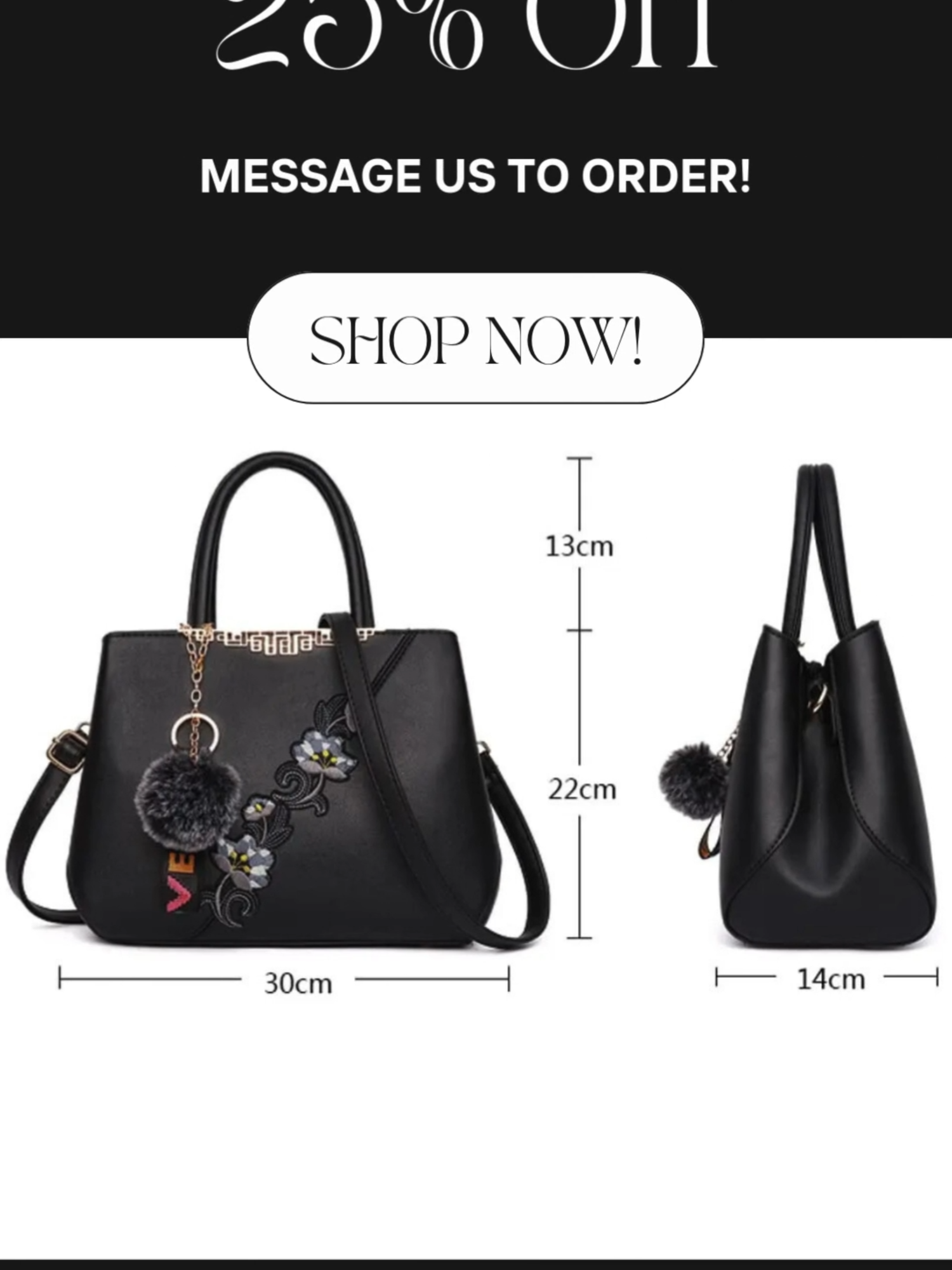 🌟 Elevate Your Style with Our Luxury Women's Handbag! 🌟 Perfect for every occasion—office, dinner, or casual outings. This bag offers: ✅ Premium Quality Material ✅ Ample Space for Essentials ✅ Trendy Yet Timeless Design Available in trending colours to suit your style. Stay organized and sophisticated! 👜 DM us to buy yours today! #WomenHandbags #UKFashionTrends #ViralAccessories #stylish #BagGoals #HandbagAddiction #LuxuryBagLovers #blackfriday #blackfridaydeals #giftforher #blackfridaysale #LadiesBags #TikTokShopping #UKFashion #WommanHandbags #FashionGoals #UKStyle #UKShopping #Trendora #ShopNow #TikTokShop #TrendSetters #BagYourStyle #NewCollection #FashionUnveiled #StyleEssentials #ComingSoon