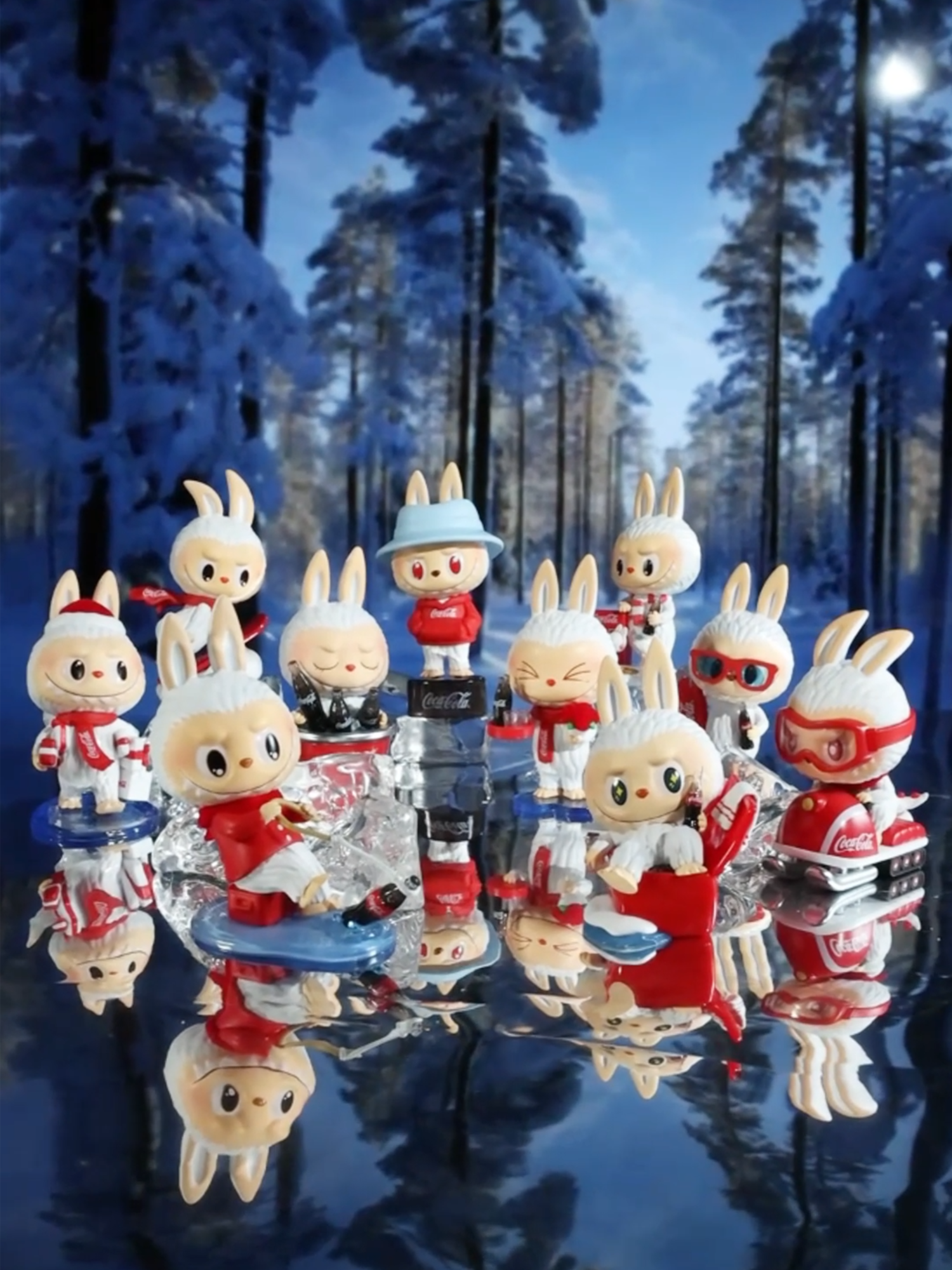 ❄️Brrrrrr! Its getting cold! We will keep you warm with another fire collection!  THE MONSTERS COCA-COLA SERIES FIGURES ❄  #popmart #popmartus #surpise #blindbox #labubu #themonsters #newseries #cocacola #coke #sledding #labubublindbox