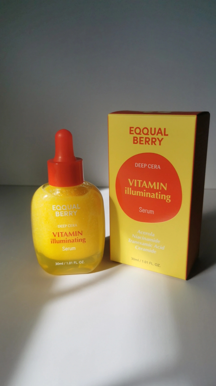 Achieve Hydrated Skin with Effortless Glow from @eqqualberry.asia @eqqualberry_global Vitamin Illuminating Serum! 🍒🍊 #eqqualberry #serumrecommendation #serum #koreanserum #koreanskincare #vitamincserum 