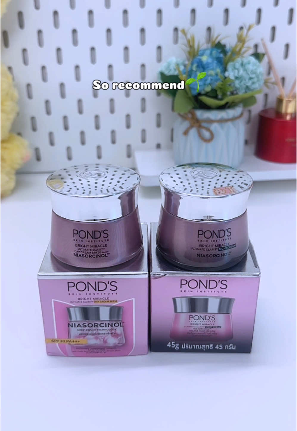 Kem dưỡng sáng da ngày và đêm POND’S Bright Miracle🌱#kemduongtrang #kemduongponds #pond #kemduongngaydem #kemduongda#chamsocda #skincare #xuhuong 