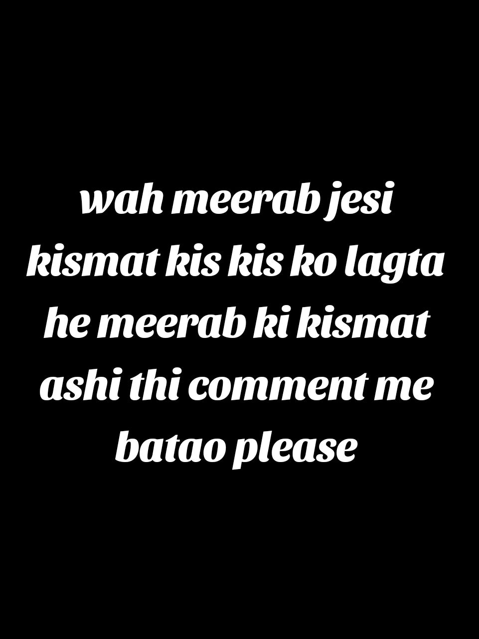 wah meerab jesi kismat💖💖💖 #trending #foryourpage #lifelinesadh #trainingvideo #viral_video_tiktok #1bilonfollower #1bilonfollower #1bilonviews #1bilonviews #murtasim #meerab #terebin 