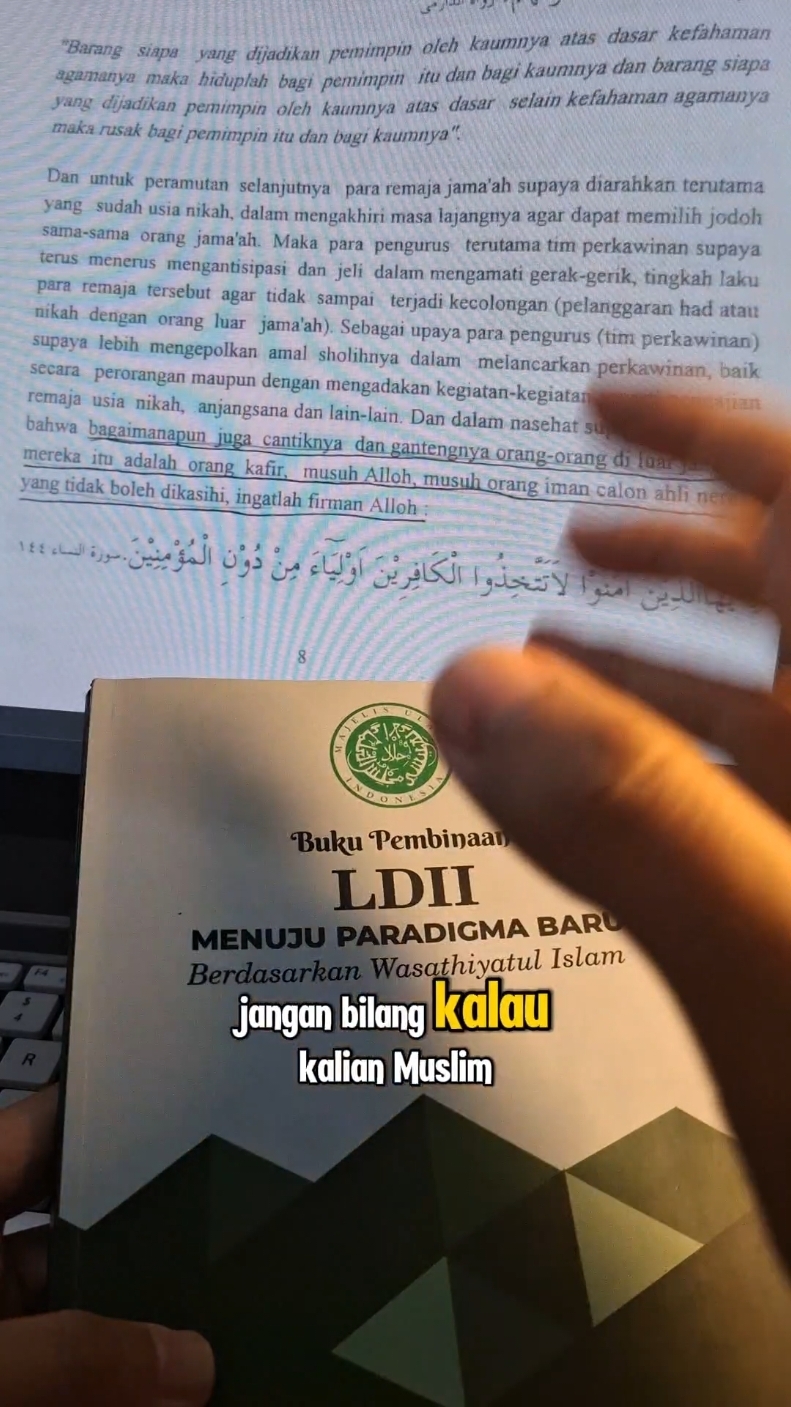 muslim sejati yuk dakwah ke ldii adalah islam jamaah yang berakidah takfiriyah #muslimsejati #dakwah #ldii #ldiisesatatautidak #jokam354  #ldiiviralditiktok #ldiiadalah BUKU DISINI >>> @DakwahIslamStore 313 