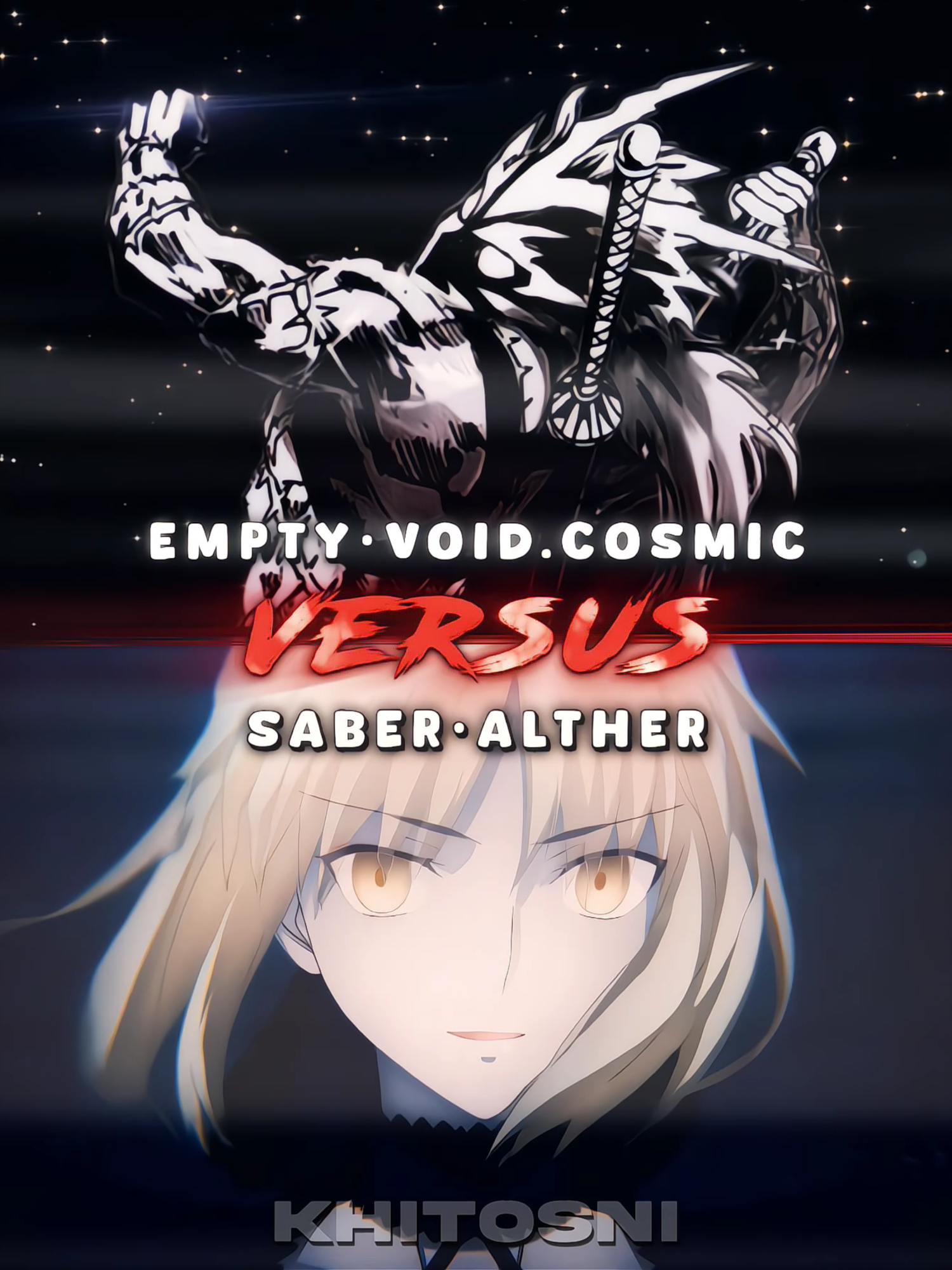 Cosmic Void vs Saber Alther || void 11D h1-c #vs #vsanime #vsbattlewiki #emptyvoid #onepunchman #opm #saber #saberalther #fatestaynight #เกนอส #กุเกลียดเกนอส