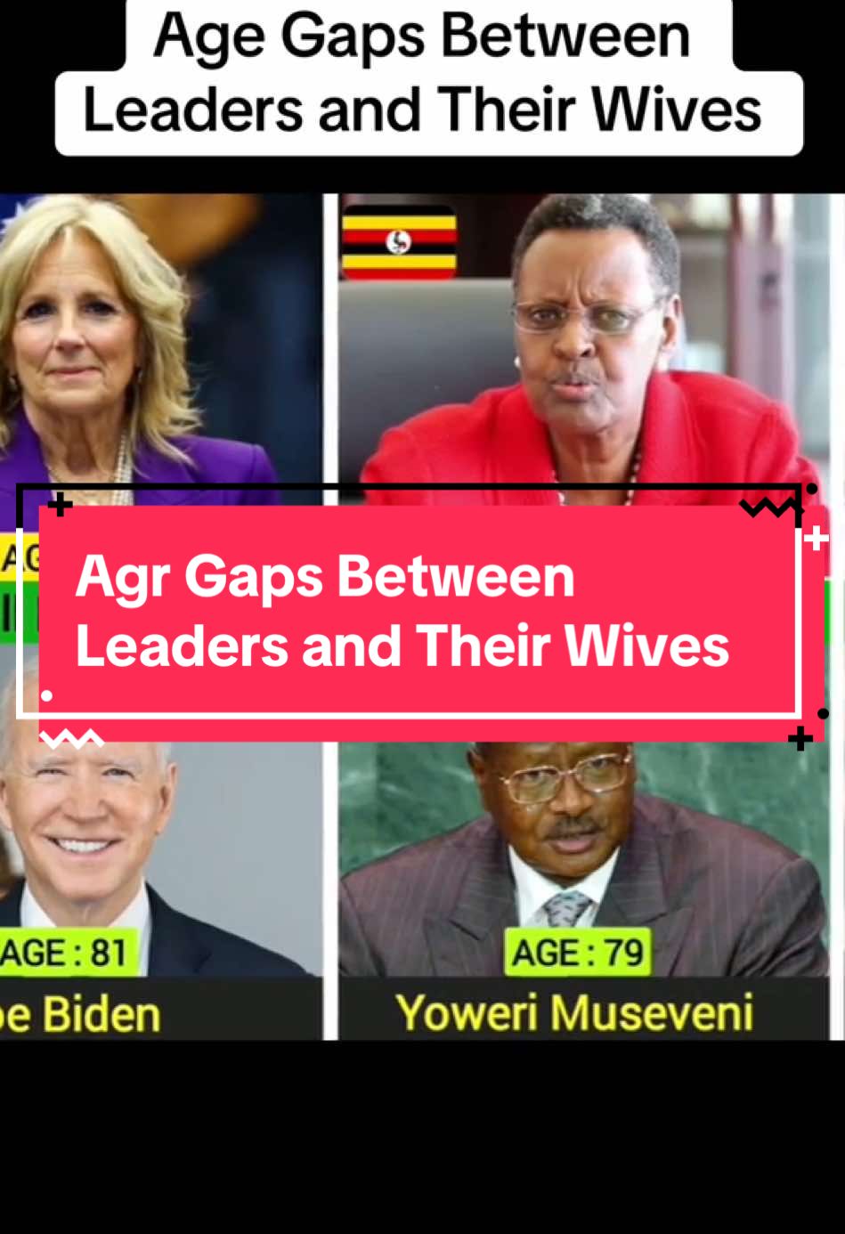 Age Gaps Between Leaders and Their Wives #celebrity #hollywood #famous #icon #foryou 