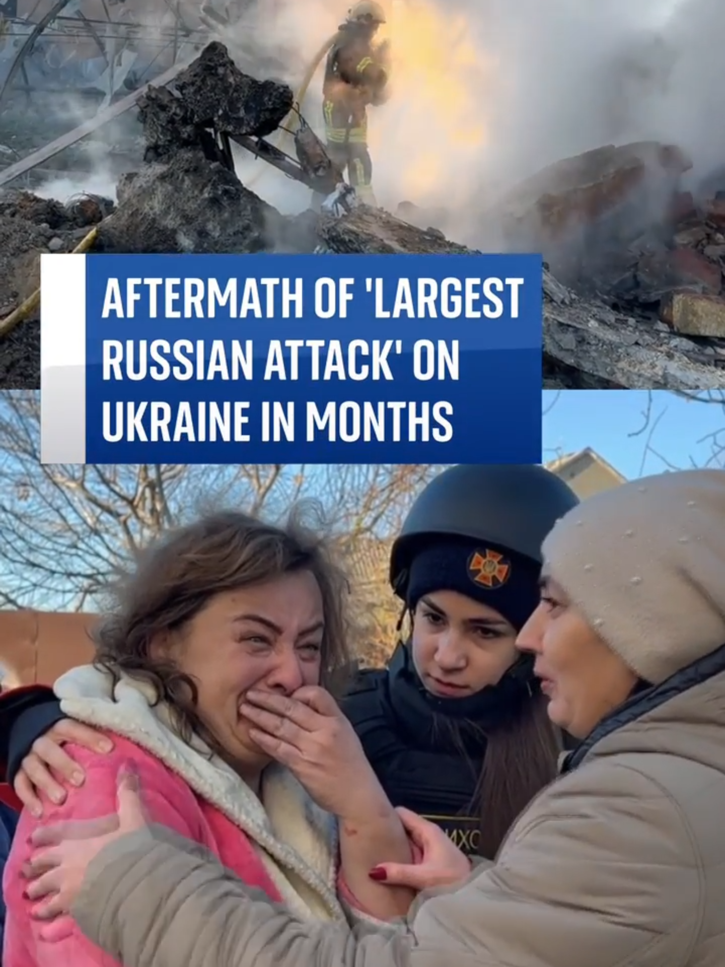 Officials say Russia's overnight attack on Ukraine was the 