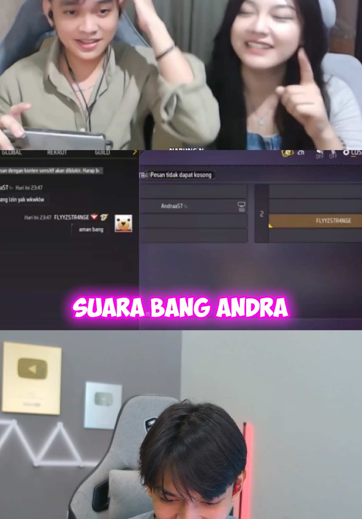 nyusup live duo bucin romantis bikin andra iri salting😭🗿 #fyp #freefire 