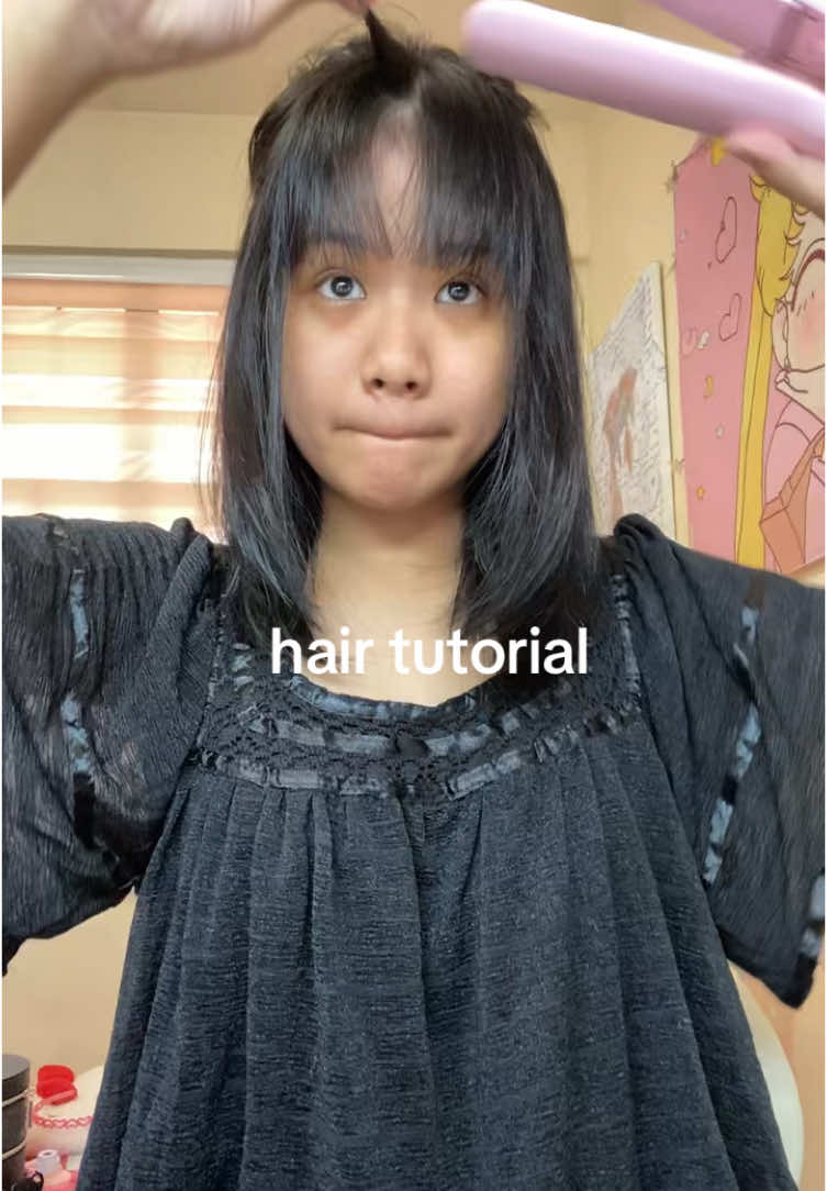 this was a draft hehe but i literally just straighten my hair lang 😭 it's nakalayer kaya cia may volume 