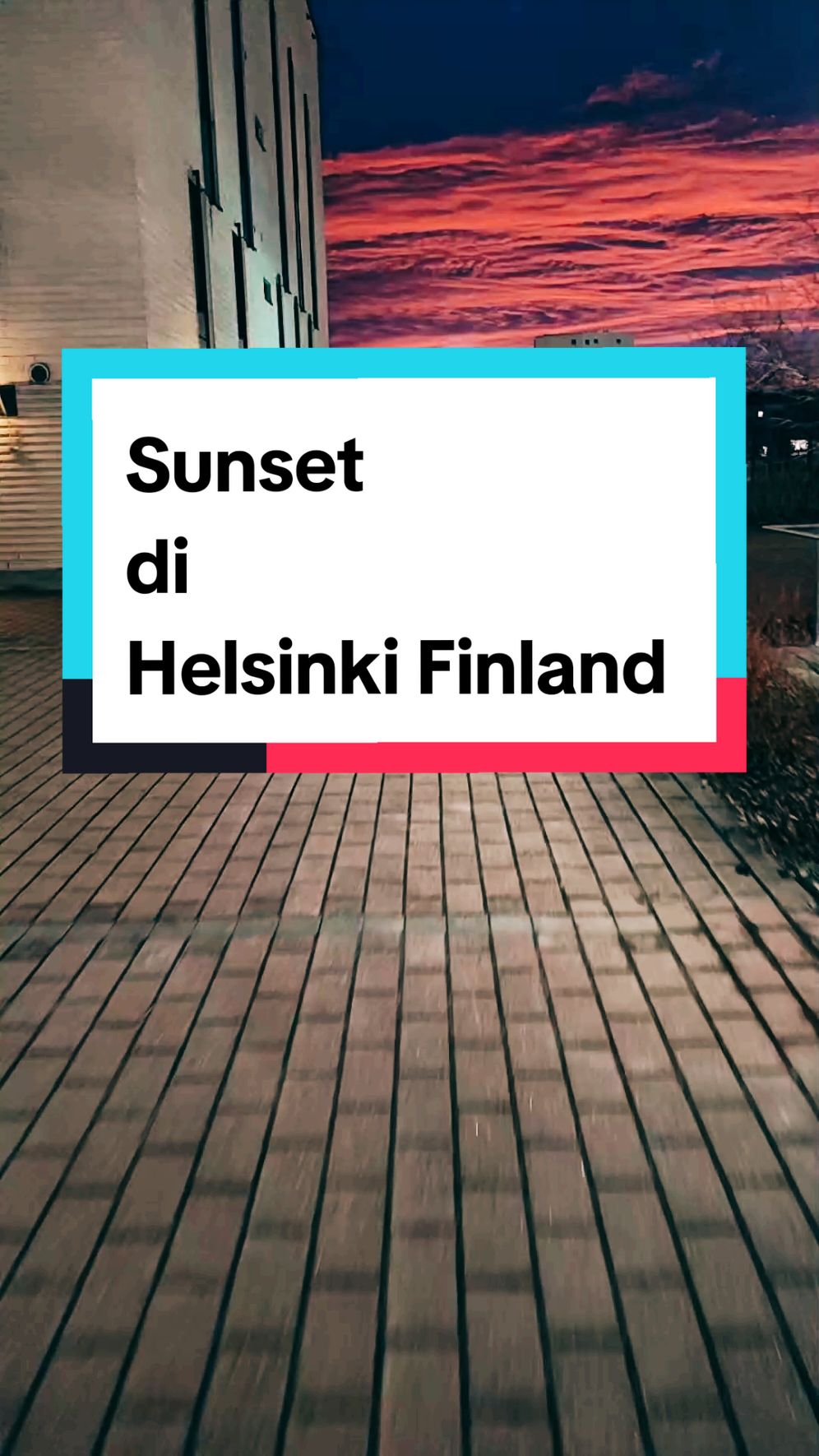 sunset di Finland #sunset #LIVEhighlights #TikTokLIVE #LIVE 