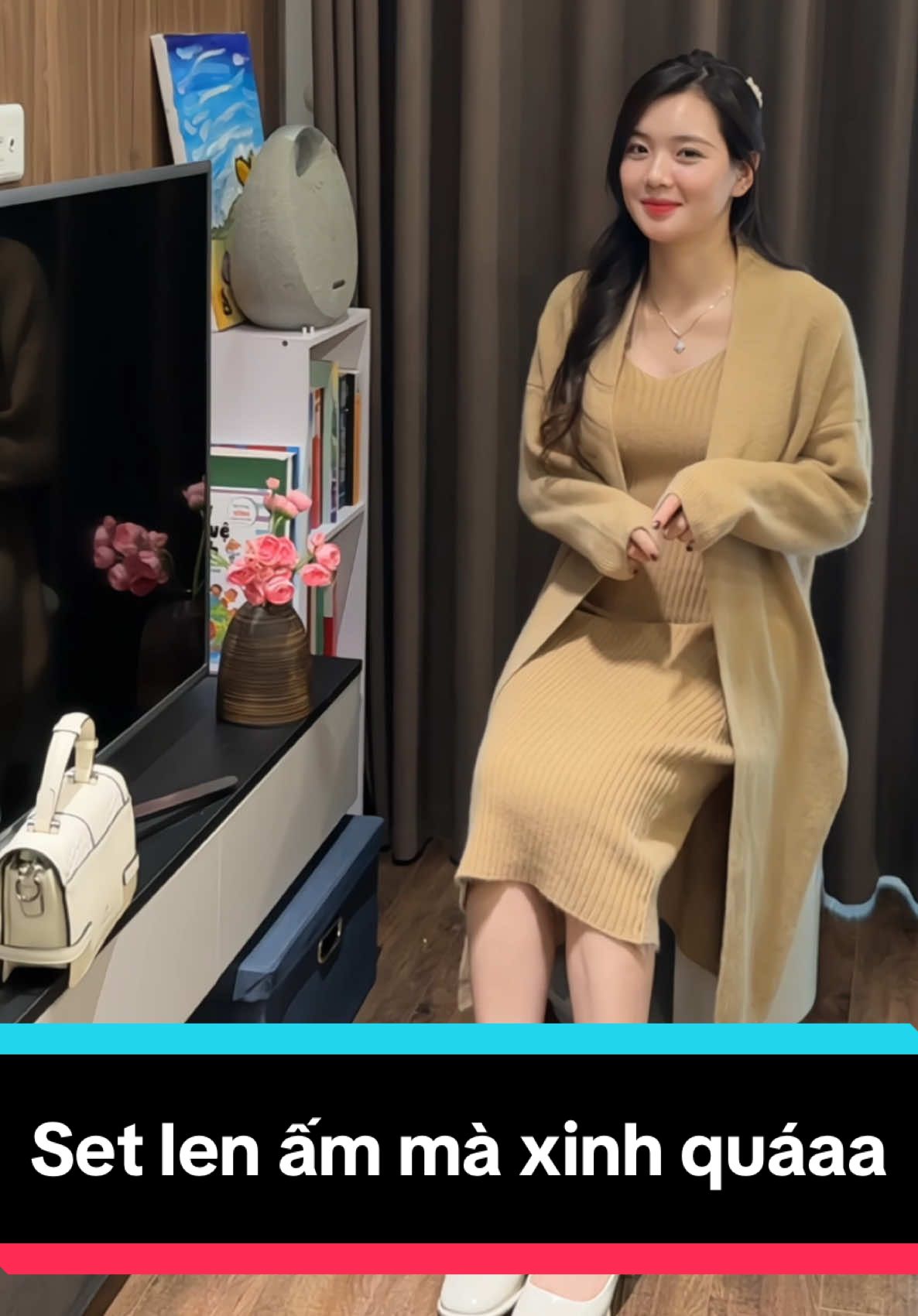 Set len ấm mà xinh quáaa #xuhuong #setxinh #setbauxinh #setlen 