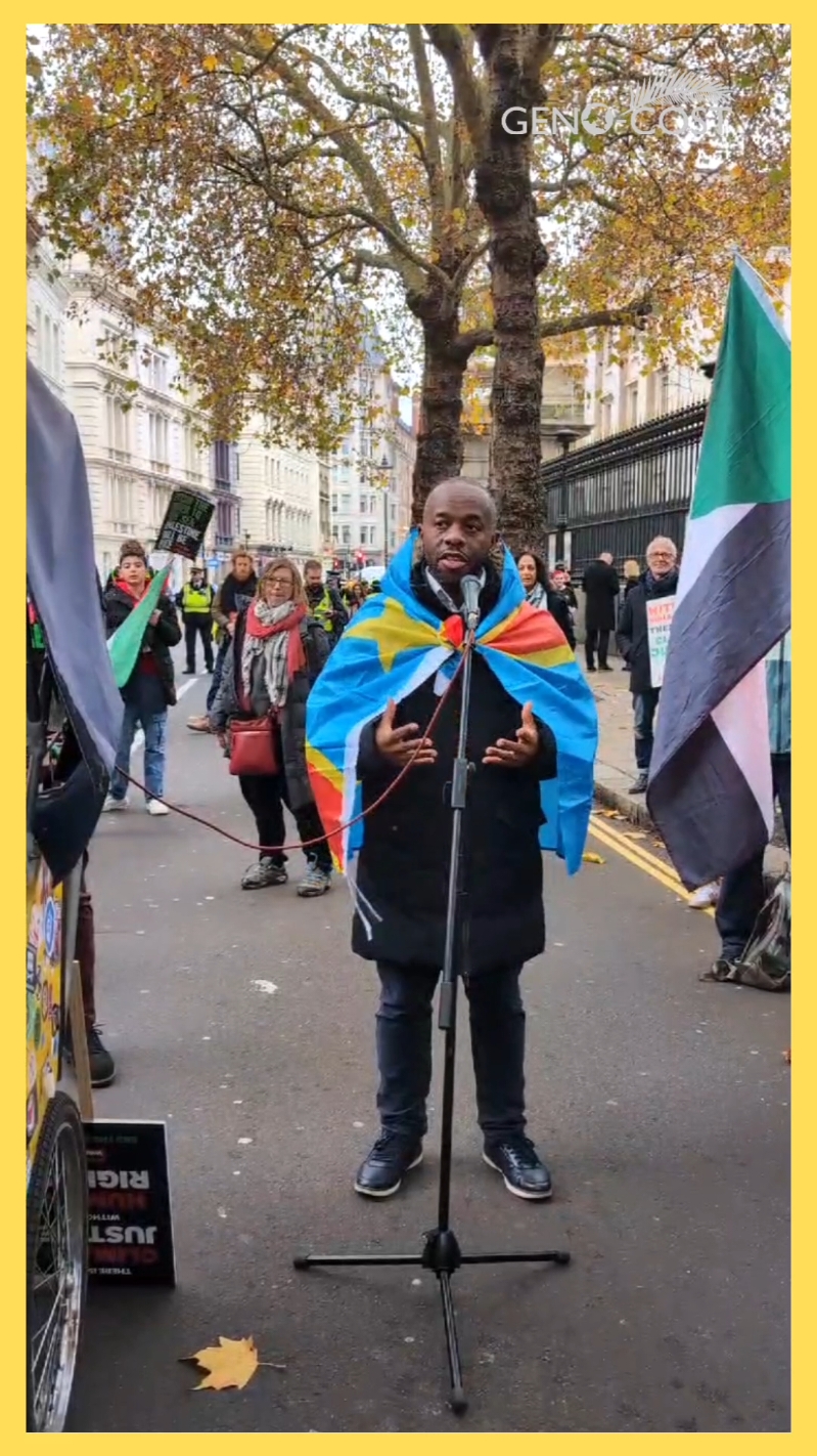 Our fellow #CAYP member & #Genocost coordinator, @yakil14 spoke at the #MarchForGlobalClimateJustice to emphasize the reality that the green revolution will happen with the people of DRC, not without.  #drc #congo #activist #march #global #climate #justice #ecocide #ecology #freecongo #drcongo 