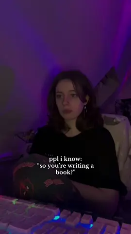 #WRITERTOK || I’m kidding, I think 😭 || Twitch and Discord in my bio! 🤍 || #writer #writerlife #writersoftiktok #writerjokes #writertrend #writerjokes #foryoupagee 