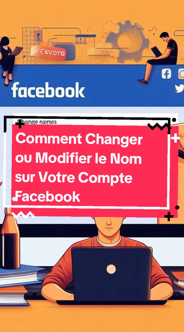 Comment Changer ou Modifier le Nom sur Votre Compte Facebook #Facebook #réseauxsociaux #TutorielFacebook #ChangerNomFacebook #tutoriel #Technologie #Smartphone #androidtips #androidhacks #Gadgets #HowTo