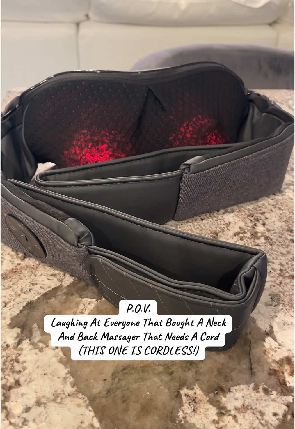 Im sorry, this CORDLESS neck and back massager by @nekteck_official is the only massager you should be buying for the holidays!  I have a corded massager and it’s so annoying having to be next to an outlet!  #nekteck #backmassager #neckmassager #neckandbackmassager #massage #tiktokshopblackfriday #tiktokshopcybermonday #tiktokshopholidaysale #holidayseason 