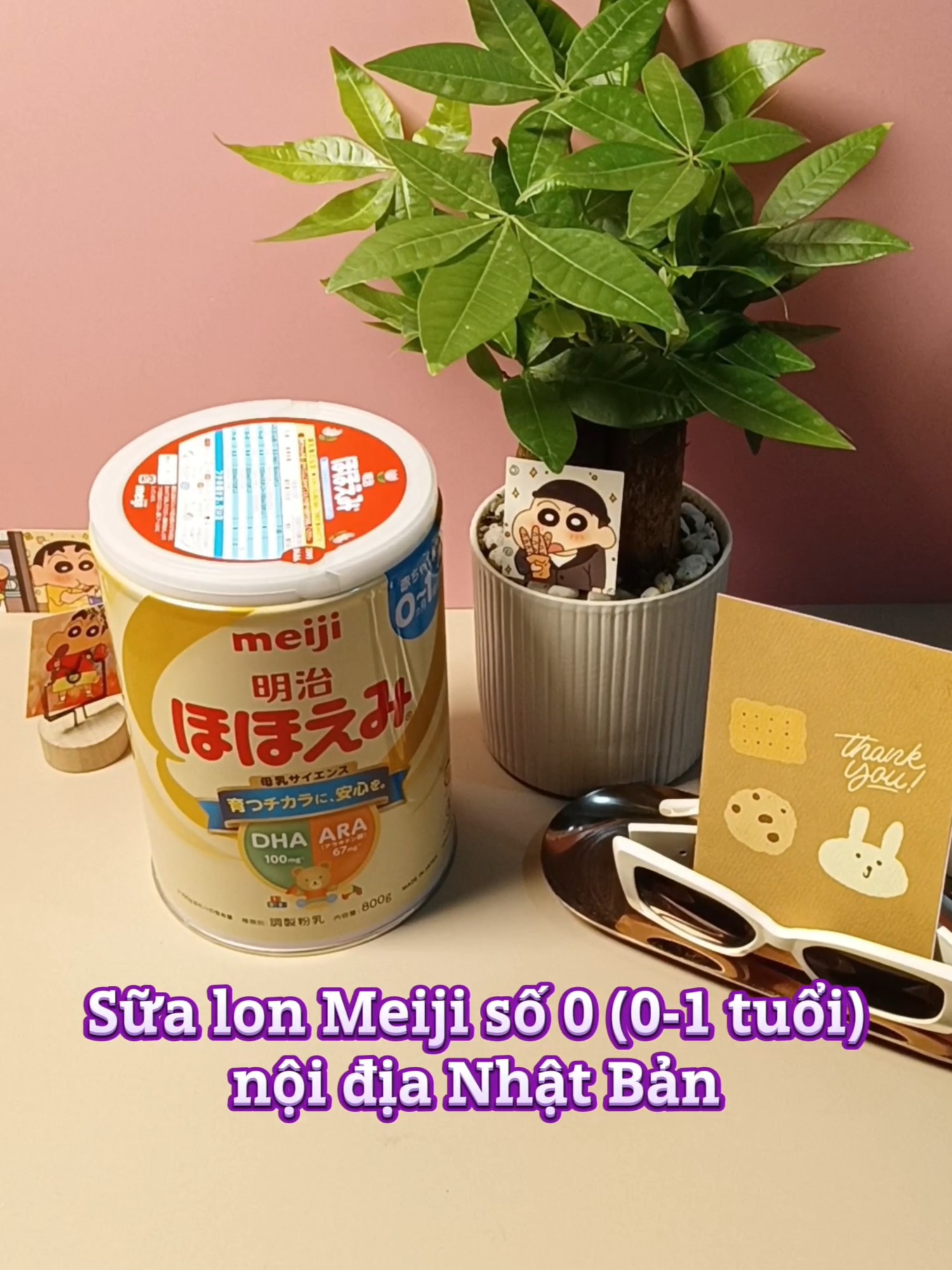 Sữa Meiji số 0 nội địa Nhật Bản dành cho bé từ 0-1 tuổi dạng hộp sắt 800g được tặng kèm thìa nhựa tại VoiFunny đó, giá lại còn đang được ưu đãi cao, các mẹ ghé mua thôiiii ️🛒️❣️ #voifunny #hangnhatnoidia #japan #mevabe #sua #suacongthuc #meiji