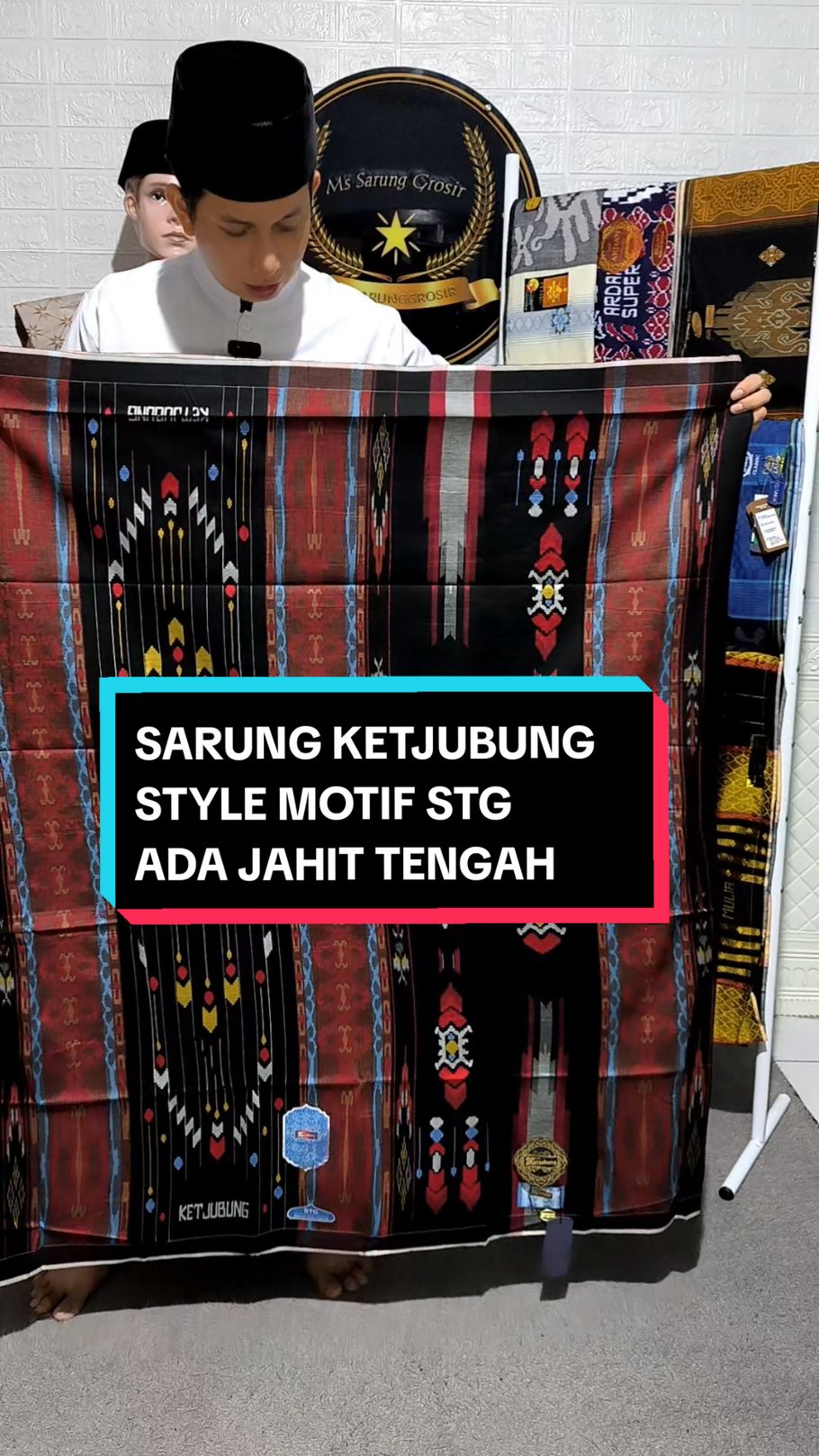 Sarung Ketjubung STG Jahit Tengah #mssarunggrosir #munifsyawie #ketjubung #sarungketjubung #ketjubungstg #tiktokvideo #fyp #TikTokShop #tiktokcod 