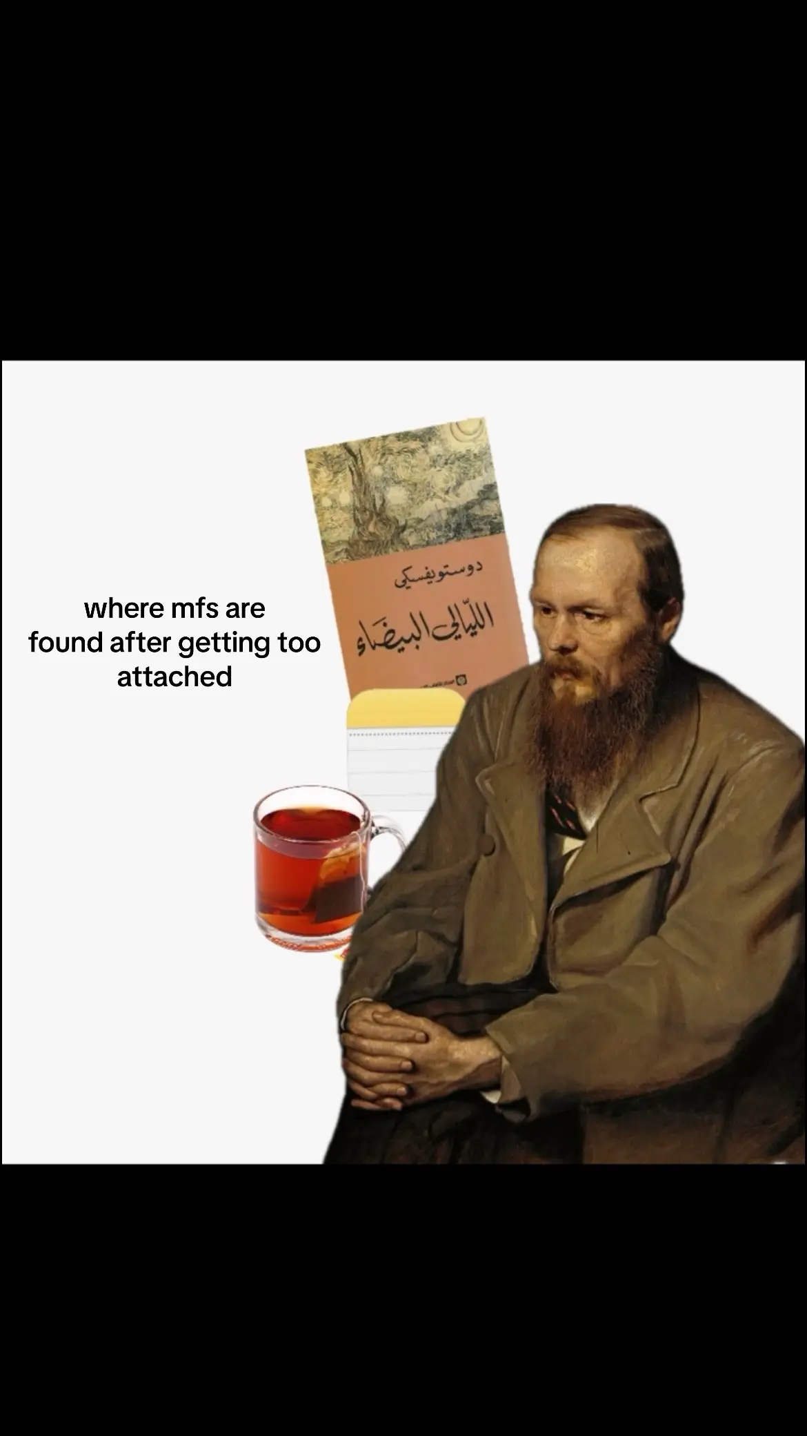 this is where u can find me  #fyp #foryou #dostoevsky #him #life 