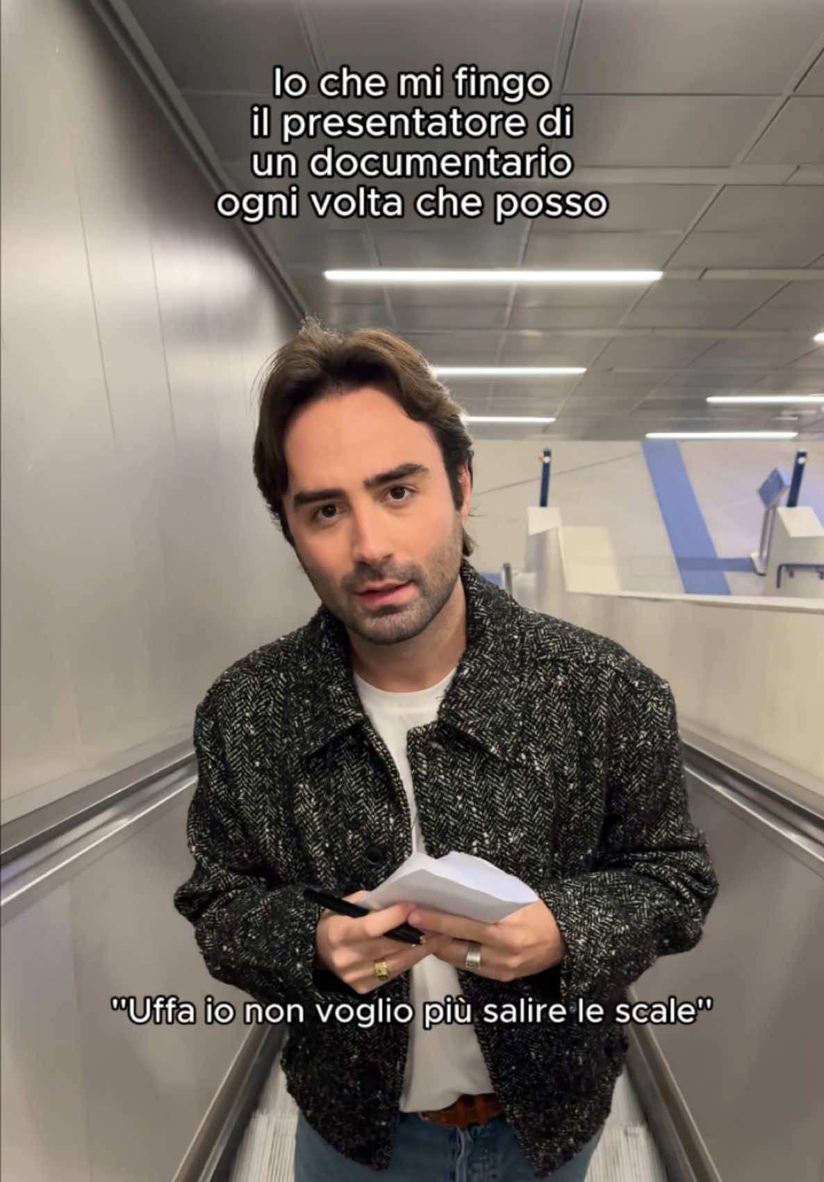 Conoscenza in movimento❤️ #documentario #scalemobili #filmmentali #ironia #mattovarini #perte 