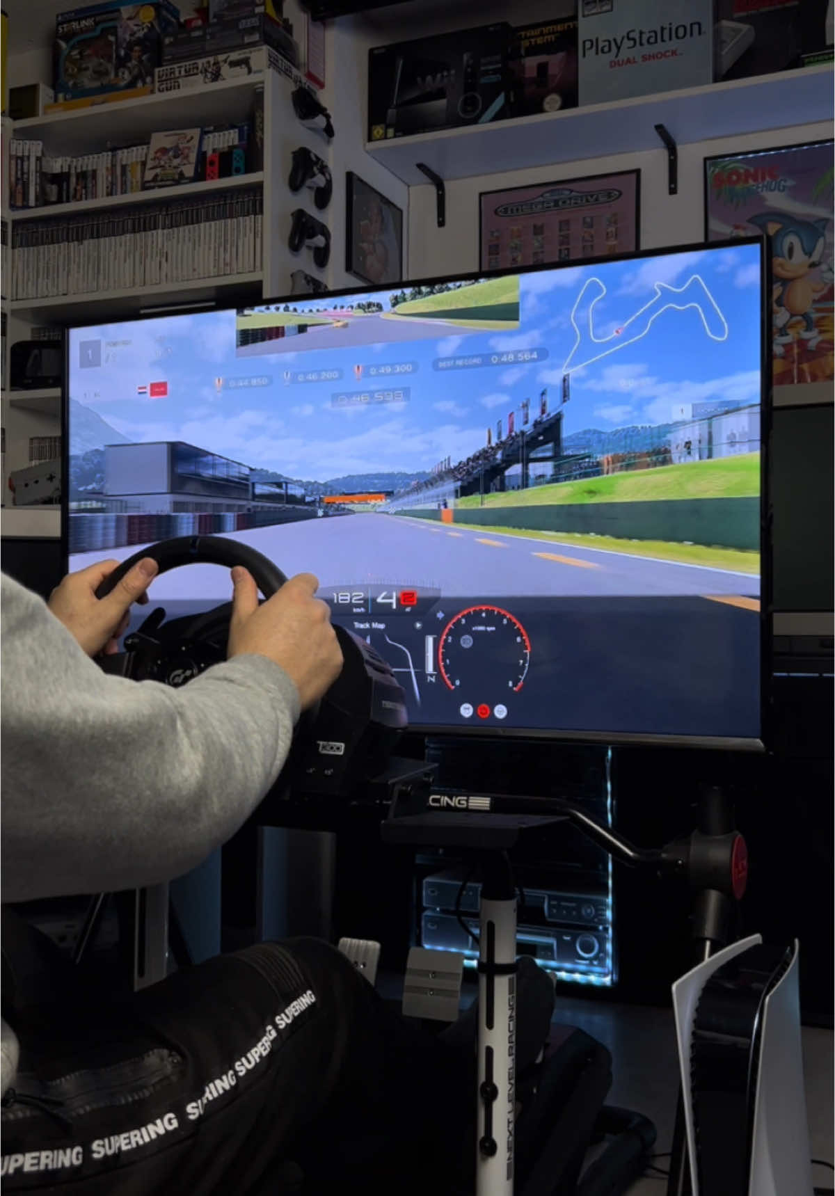 Let’s turn the PS5 into a Racing Sim Cockpit with the Victory Cockpit from @NextLevelRacing | Sim Racing  #ps5 #simracing #playstation