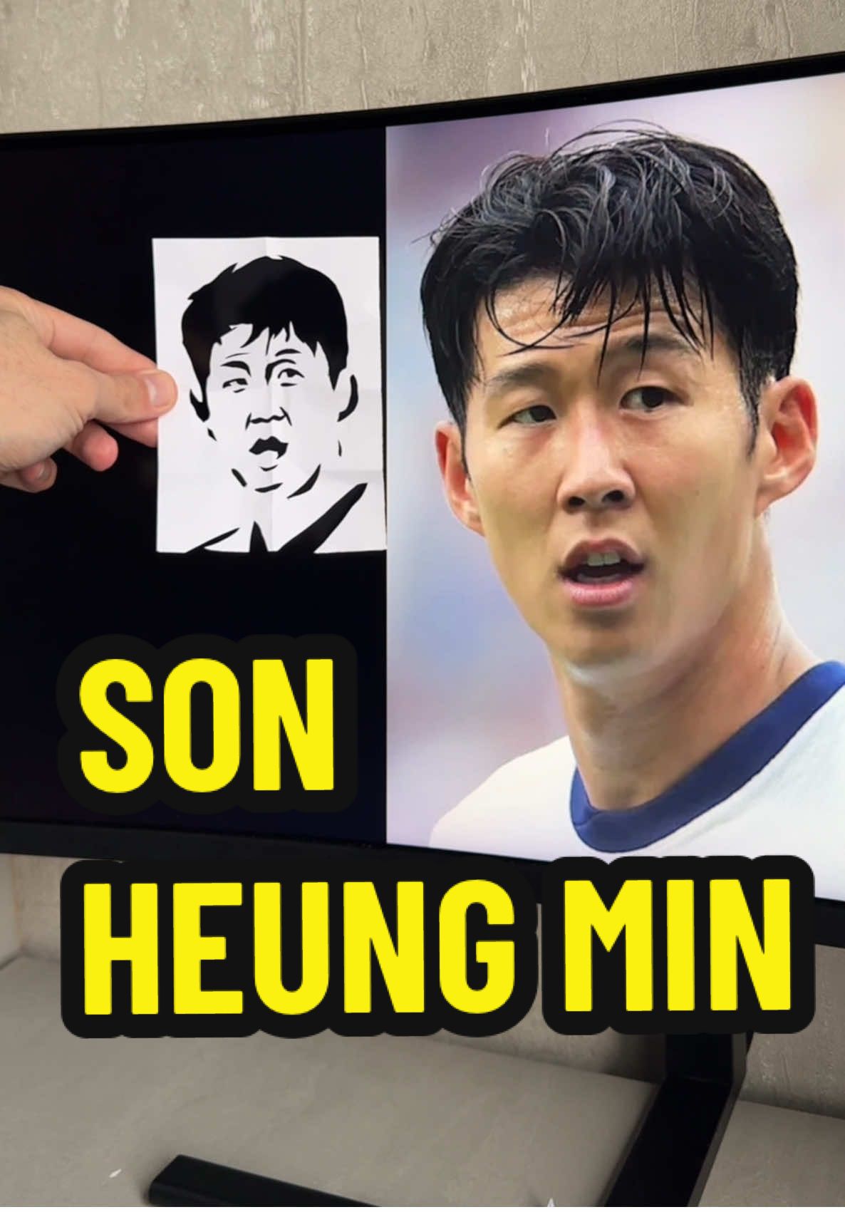 Son from Tottenham #art #sonheungmin #tottenham #football #cut #paper #son 